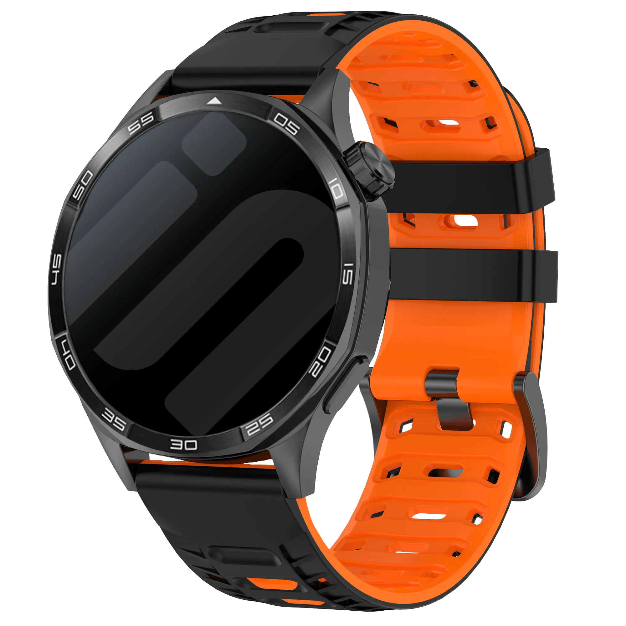 Correa deportiva de sarga Huawei Watch GT 2 Pro (negro/naranja)