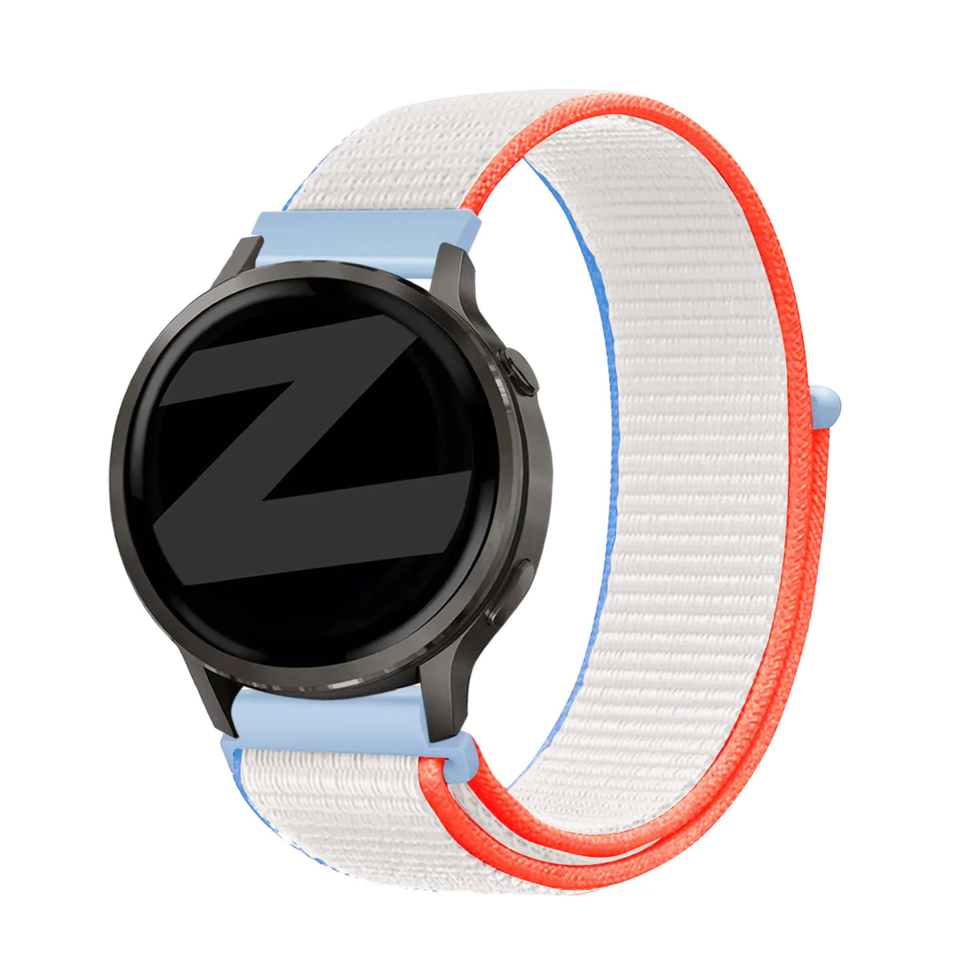 Bandz Correa nylon Loop Garmin Forerunner 265s (leche blanca)