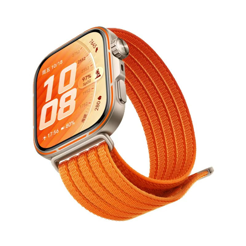 Correa nylon ultrafina Huawei Watch Fit 3 (naranja)
