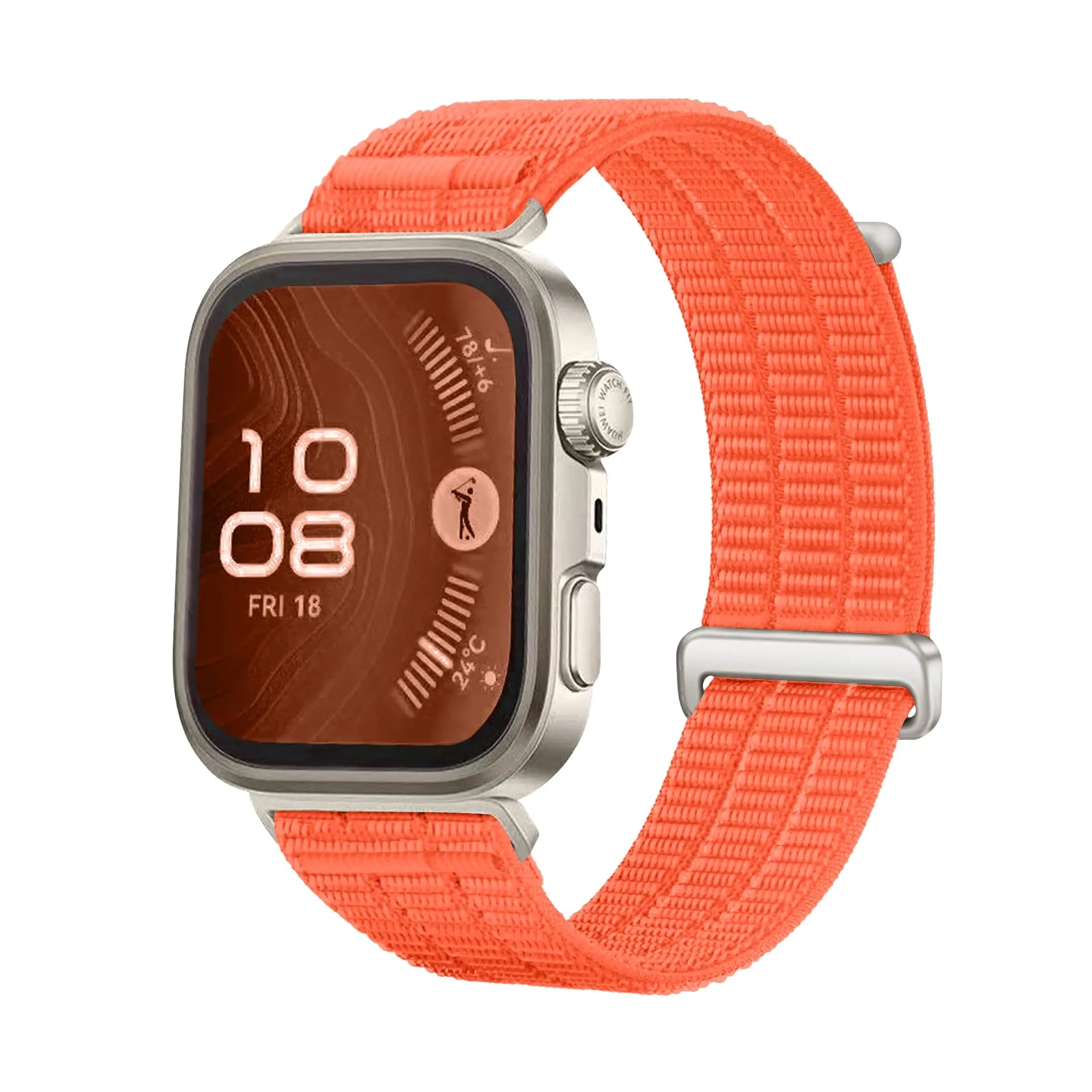 Correa nylon air Huawei Watch Fit 5 Pro (naranja)