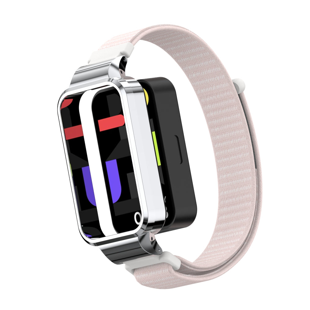 Correa nylon Xiaomi Smart Band 9 Active (rosa claro)