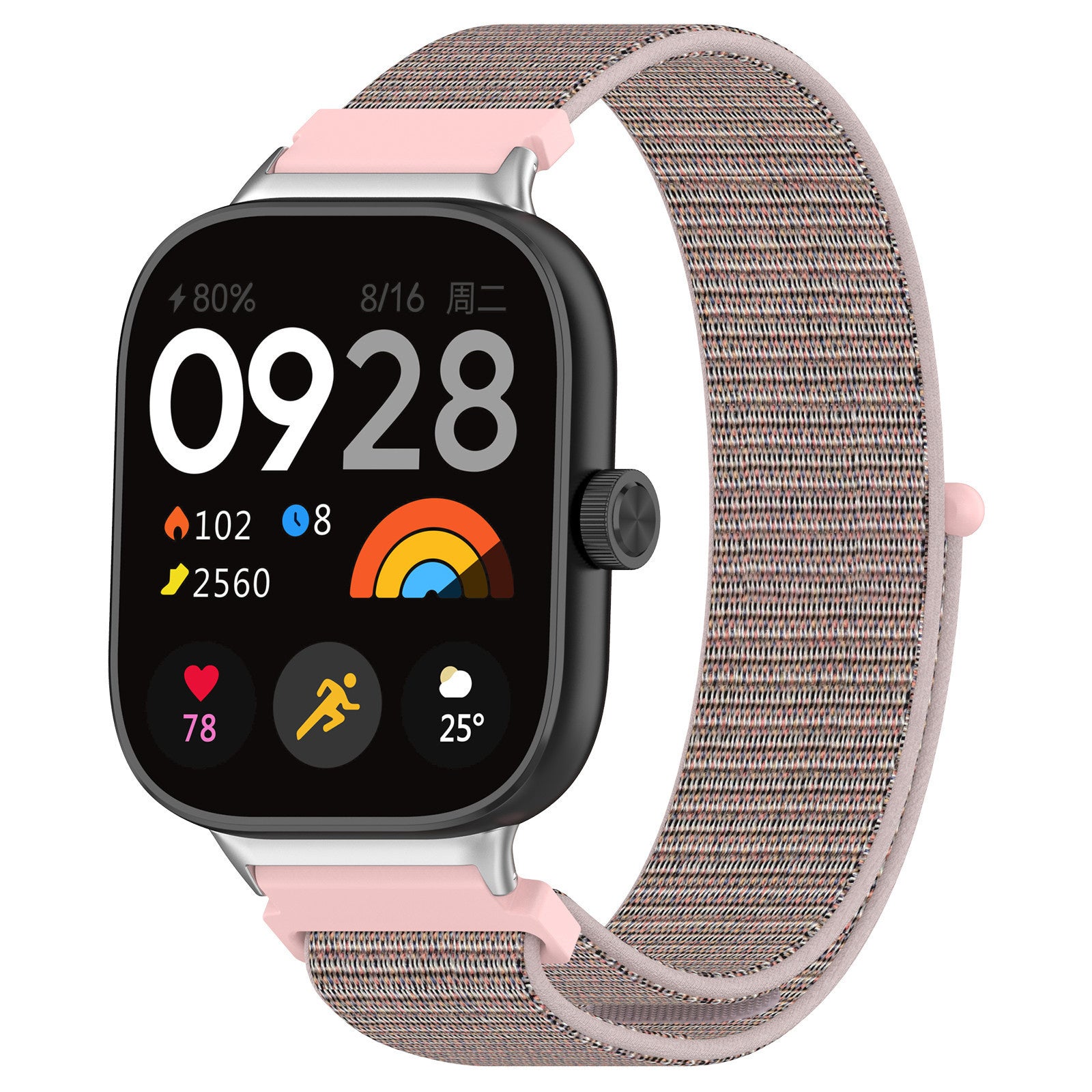 Correa nylon Xiaomi Smart Band 10 Pro (rosa arena)
