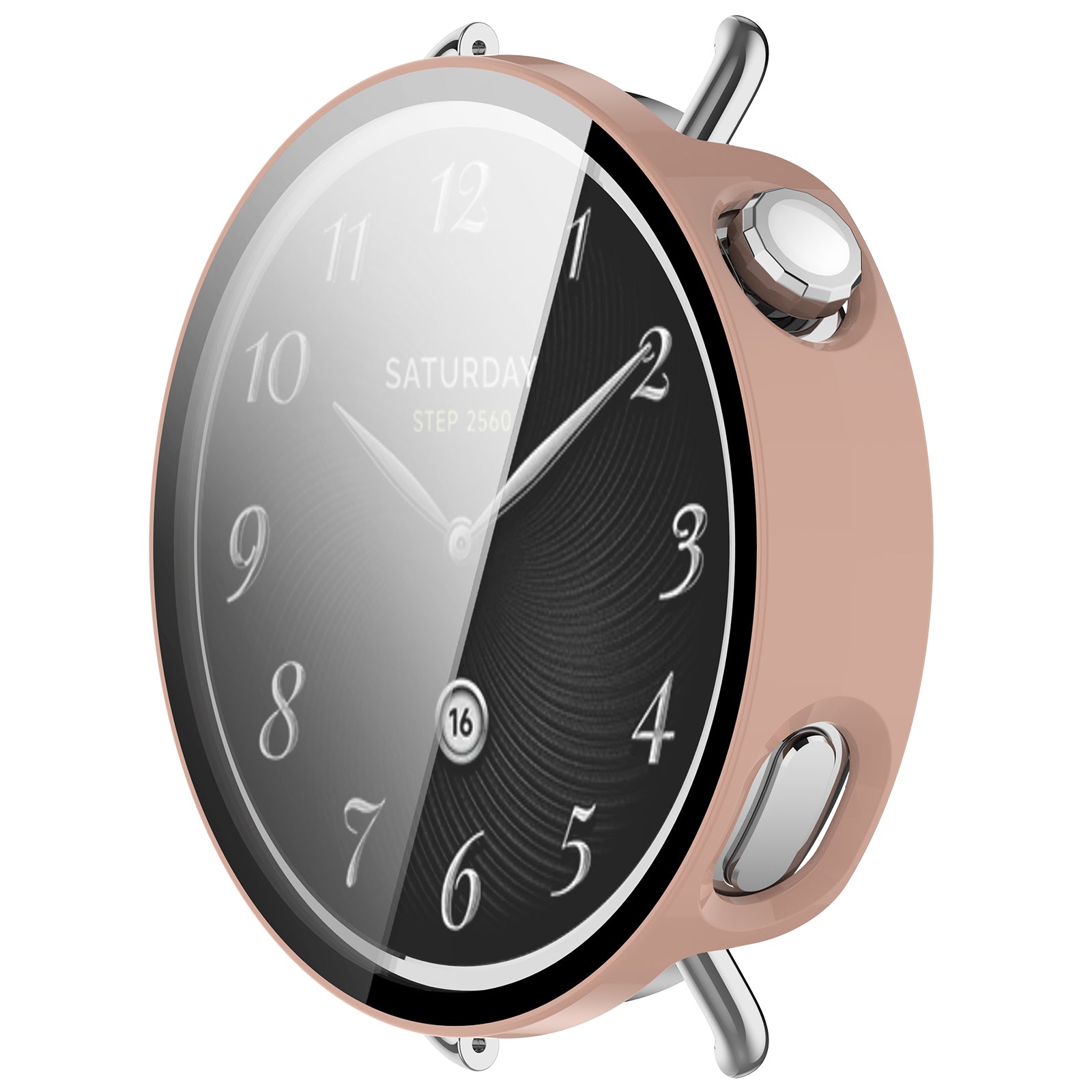 Funda PC con vidrio Xiaomi Watch S4 - 41mm (rosa)