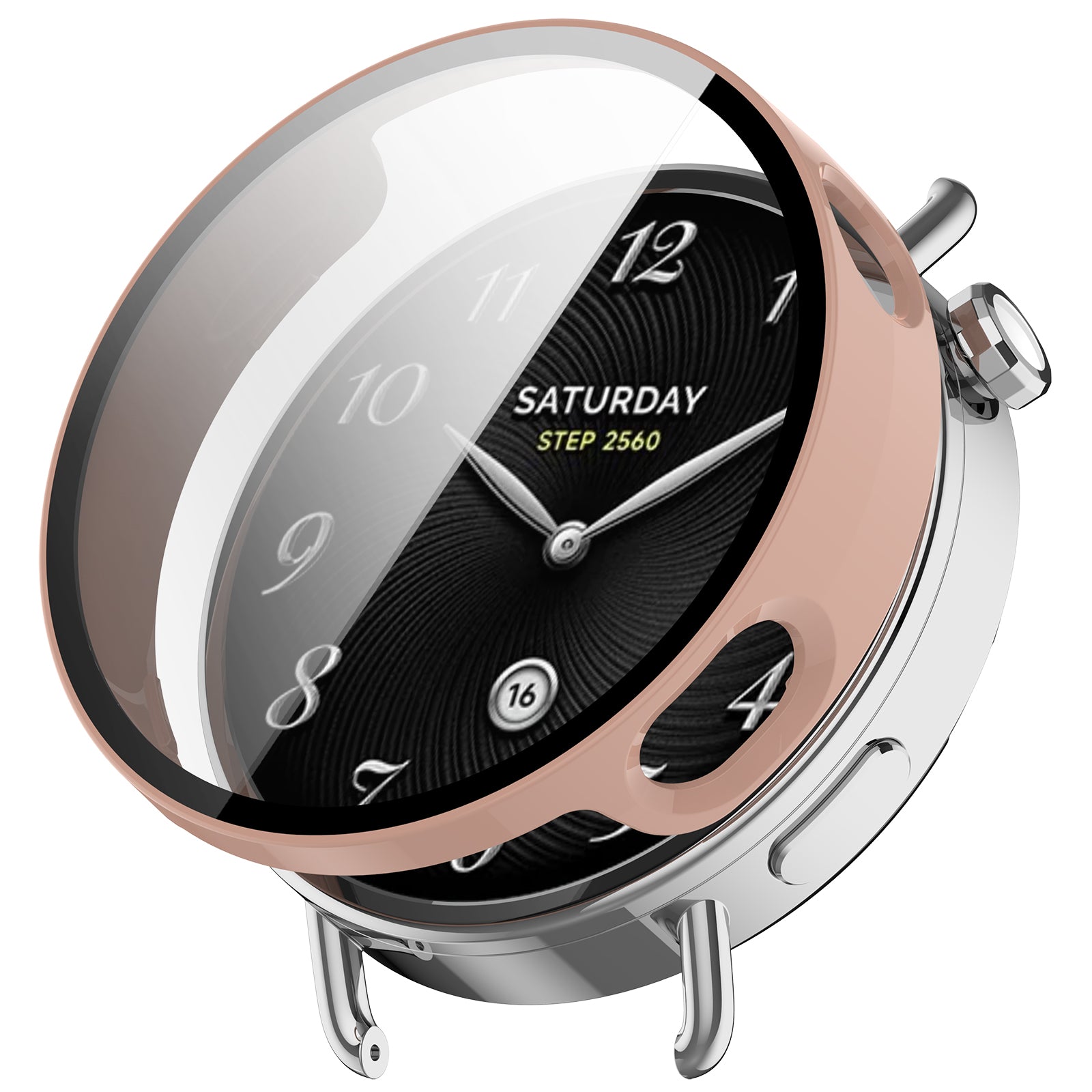 Funda PC con vidrio Xiaomi Watch S4 - 41mm (rosa)