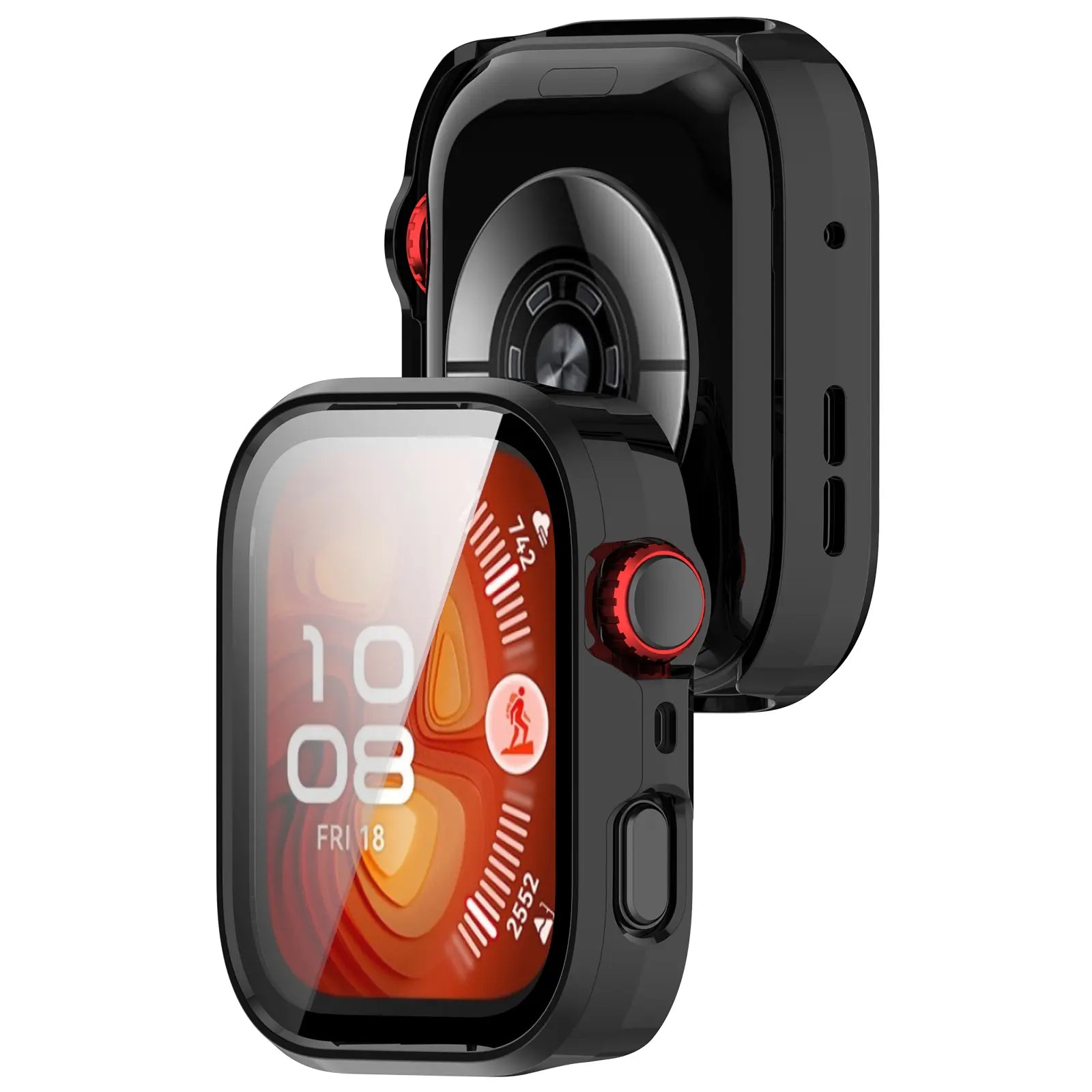 Huawei Watch Fit 5 Pro Protector de pantalla de vidrio templado (Negro)