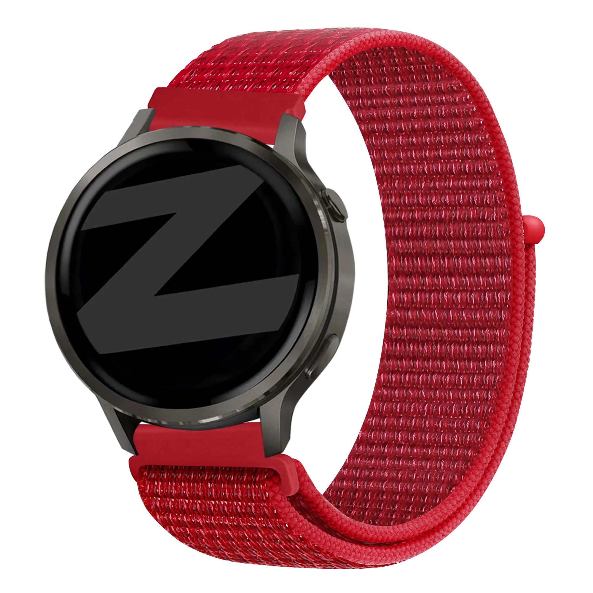 Bandz Garmin Forerunner 70 Nylon Loop Strap (Red)