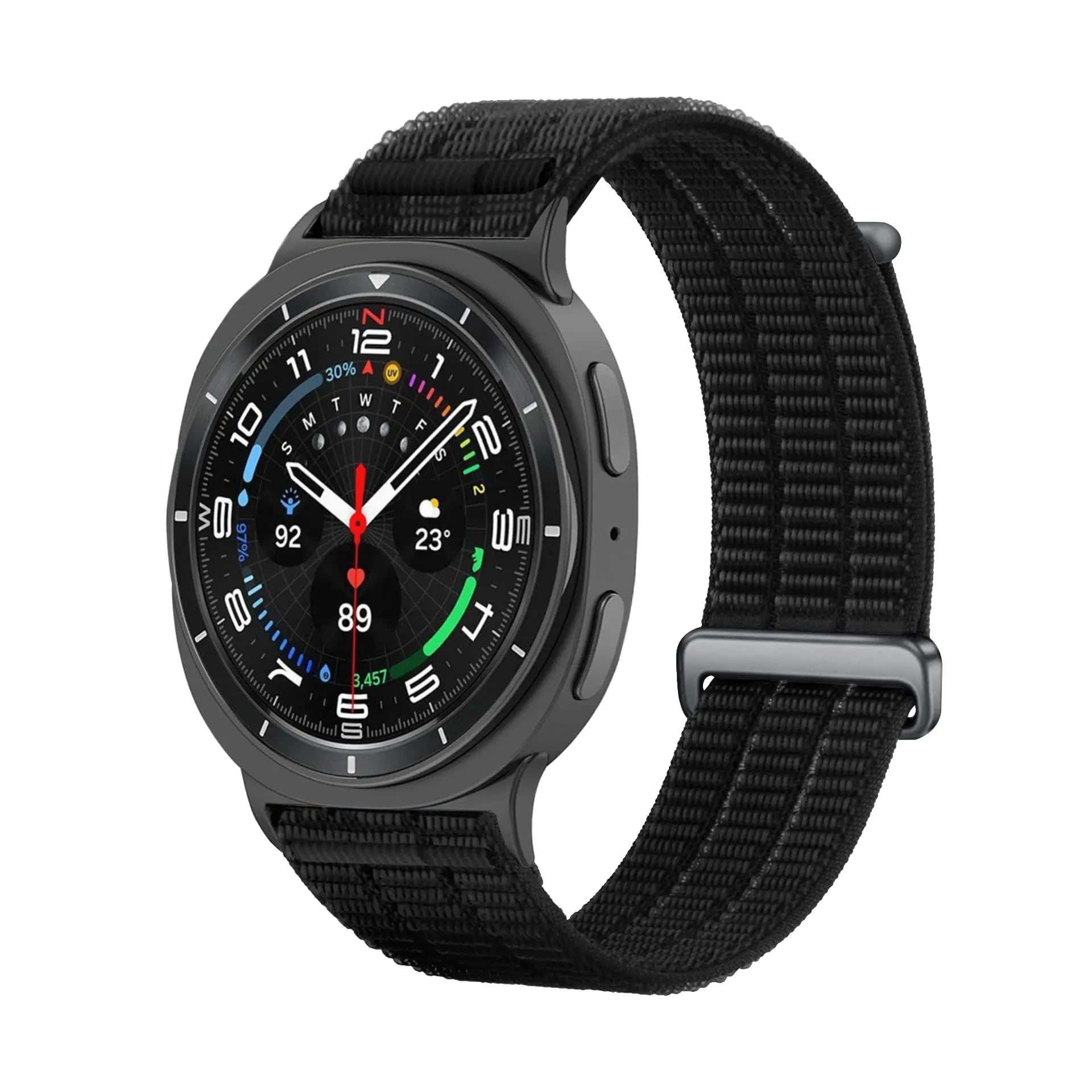 Correa nylon air Samsung Galaxy Watch 8 Classic (negro)