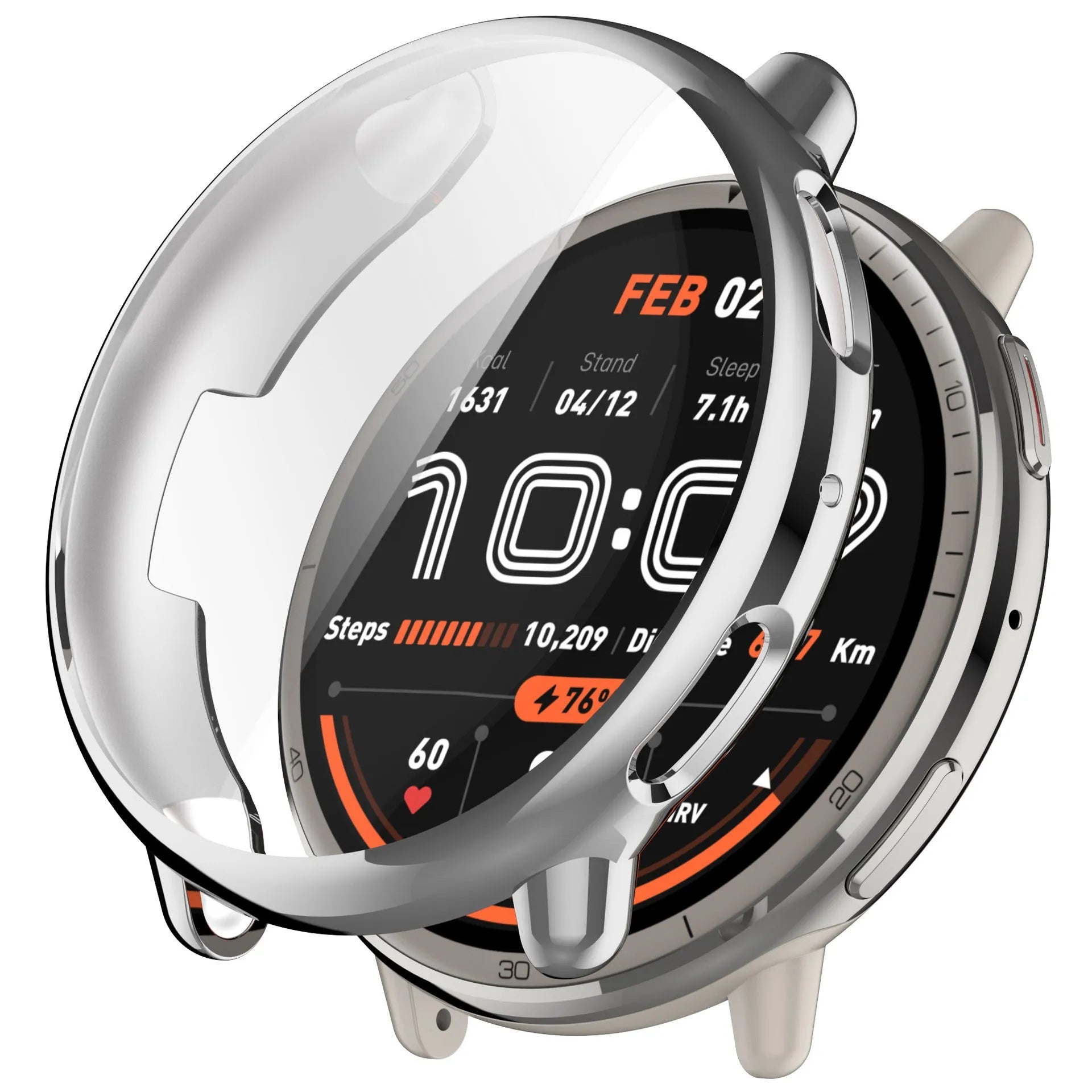 Funda de TPU para Amazfit Active 2 (plata)