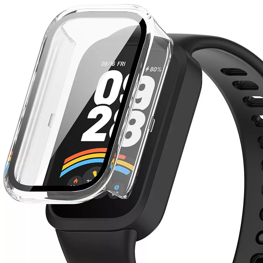 Funda de PC con cristal para Xiaomi Smart Band 9 Active