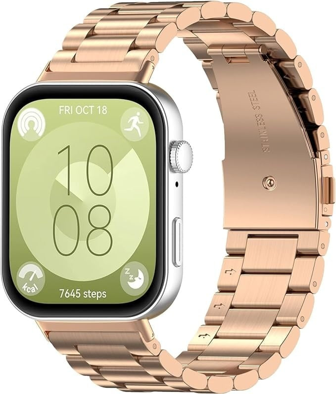 Correa acero Huawei Watch Fit 5 Pro (oro rosado)