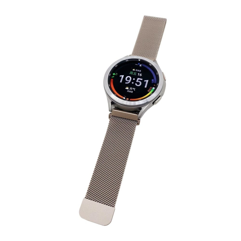Correa milanesa Huawei Watch 5 - 42mm (blanco estrella)