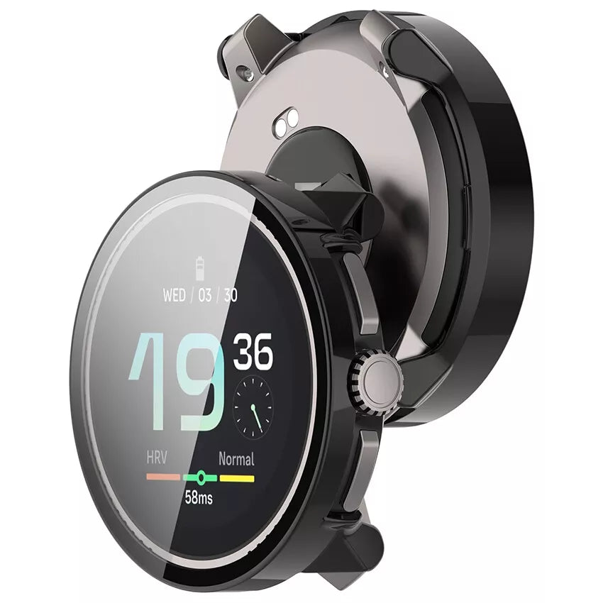 Funda rígida Suunto Race con cristal (negro)
