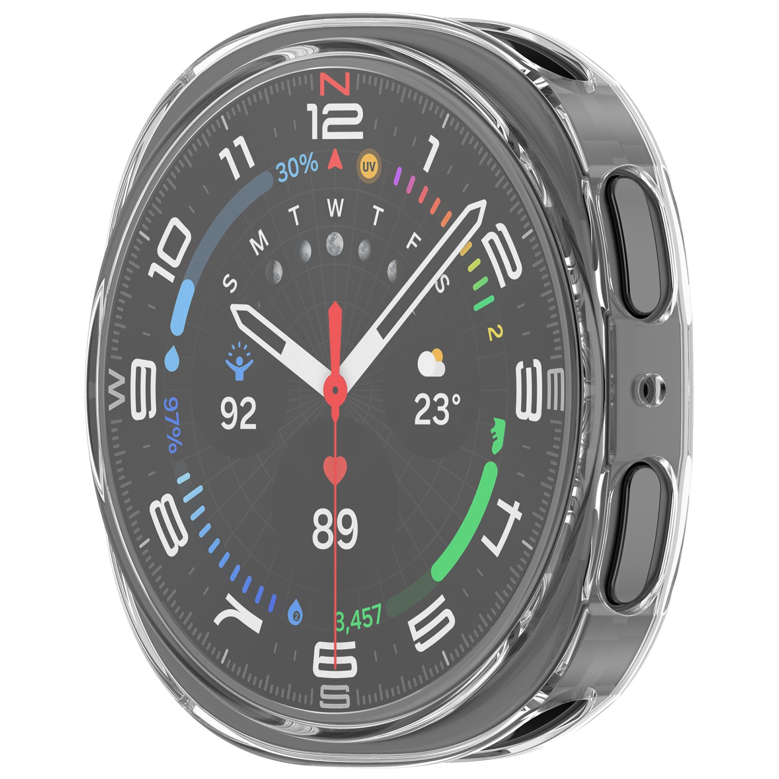 Funda TPU Samsung Galaxy Watch 8 / 9 - 44mm (transparente)