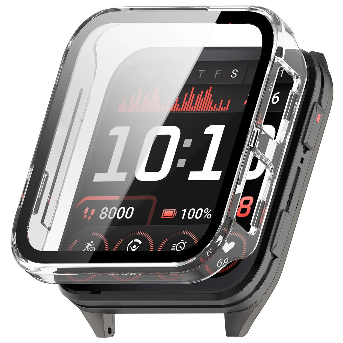 Funda con vidrio duro Garmin Venu X1 (transperente)