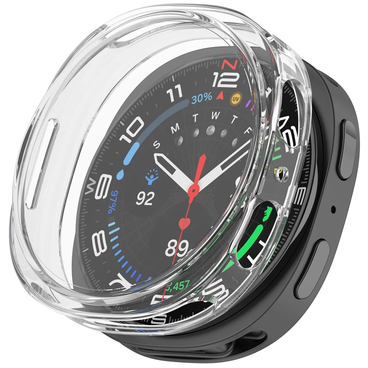 Funda TPU Samsung Galaxy Watch 8 - 40mm / 9 - 40mm (transparente)