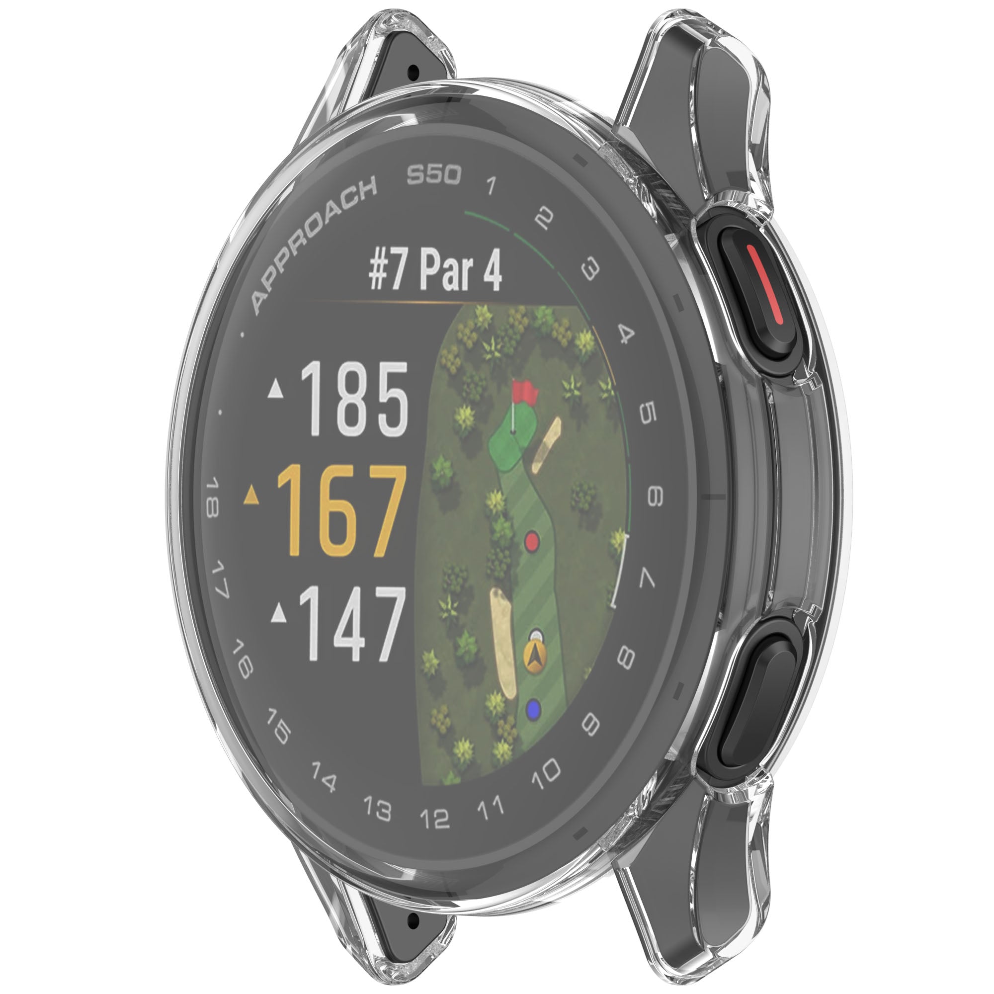 Funda TPU Garmin Approach S50 (transparente)