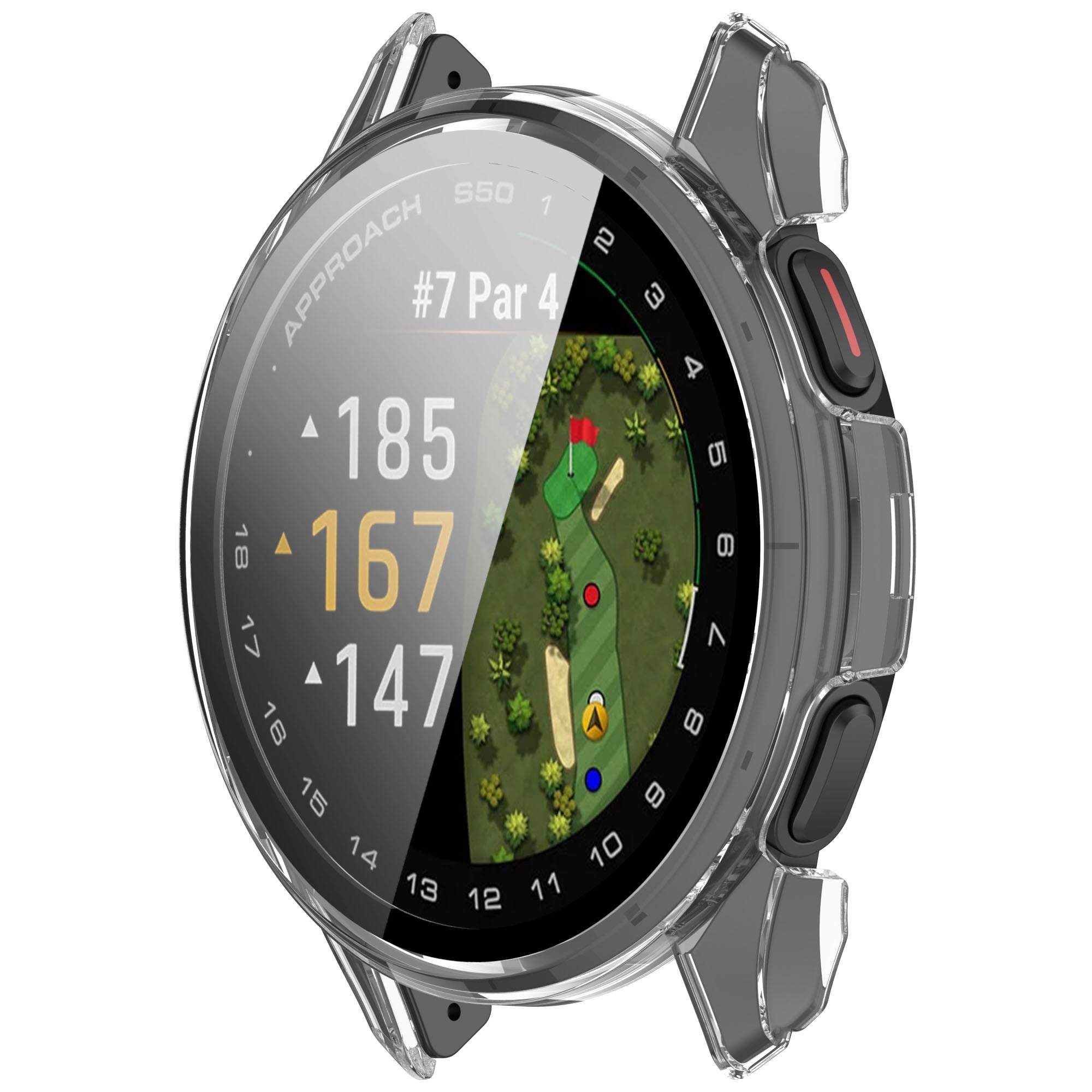 Funda con vidrio Garmin Approach S60 (transparente)