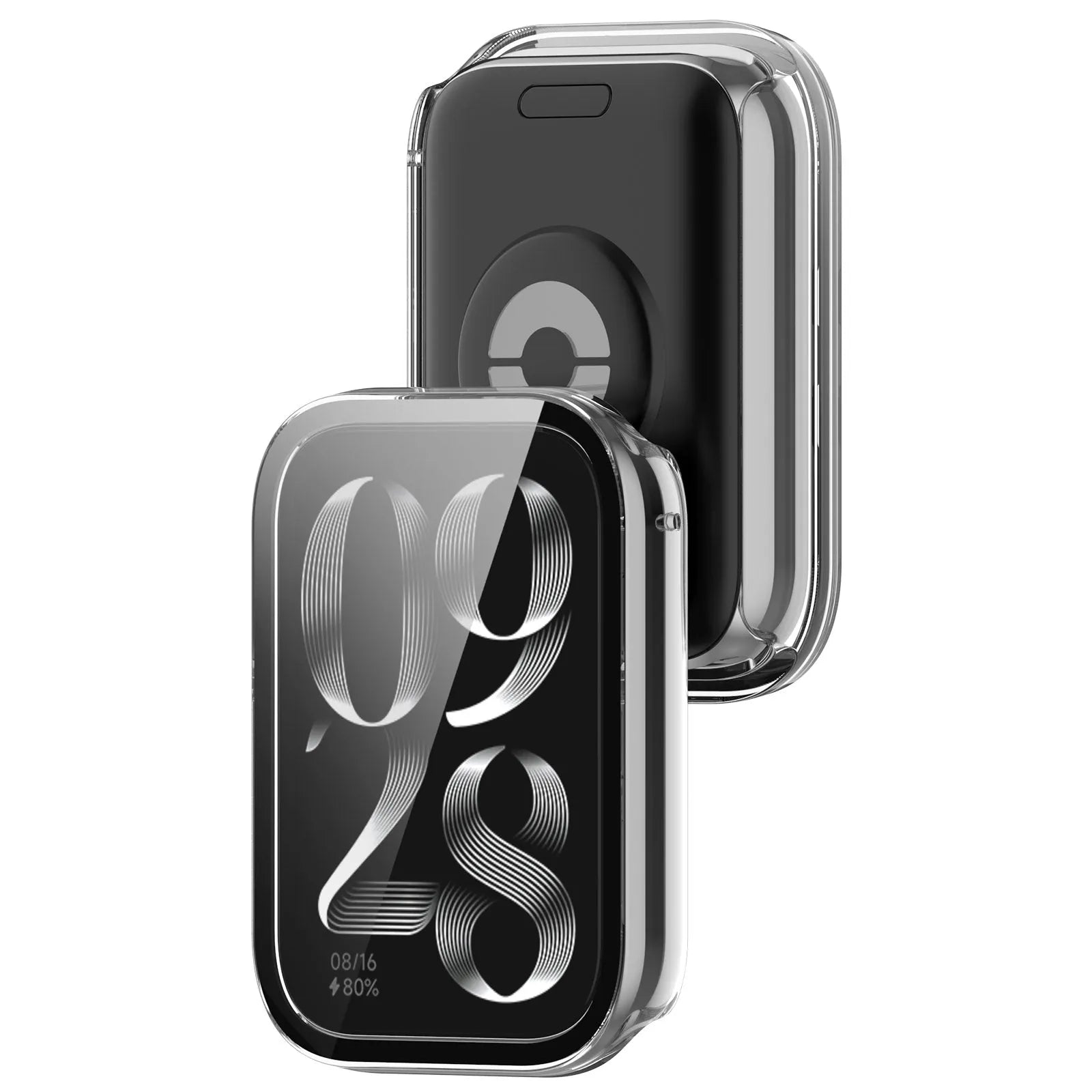 Xiaomi Smart Band 10 Pro Ceramic PC Case with Glass (Transparent)