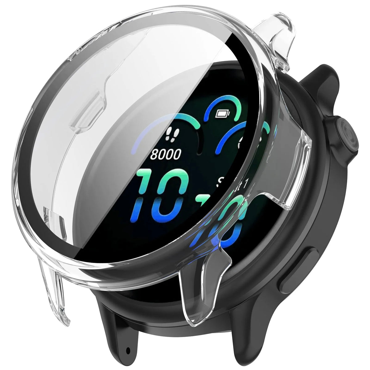 Funda rígida con vidrio Garmin Vivoactive 6 (transparente)