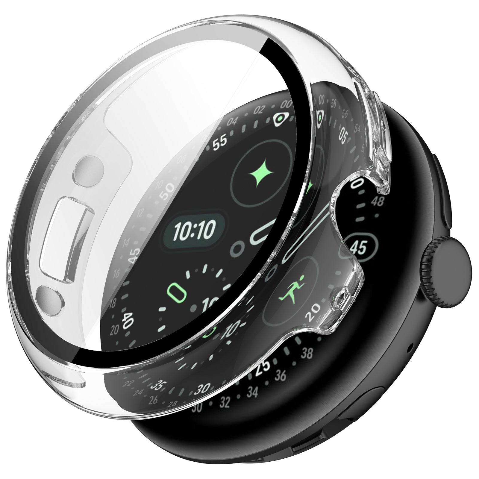 Google Pixel Watch 4 - 45mm Hard Case with Glass