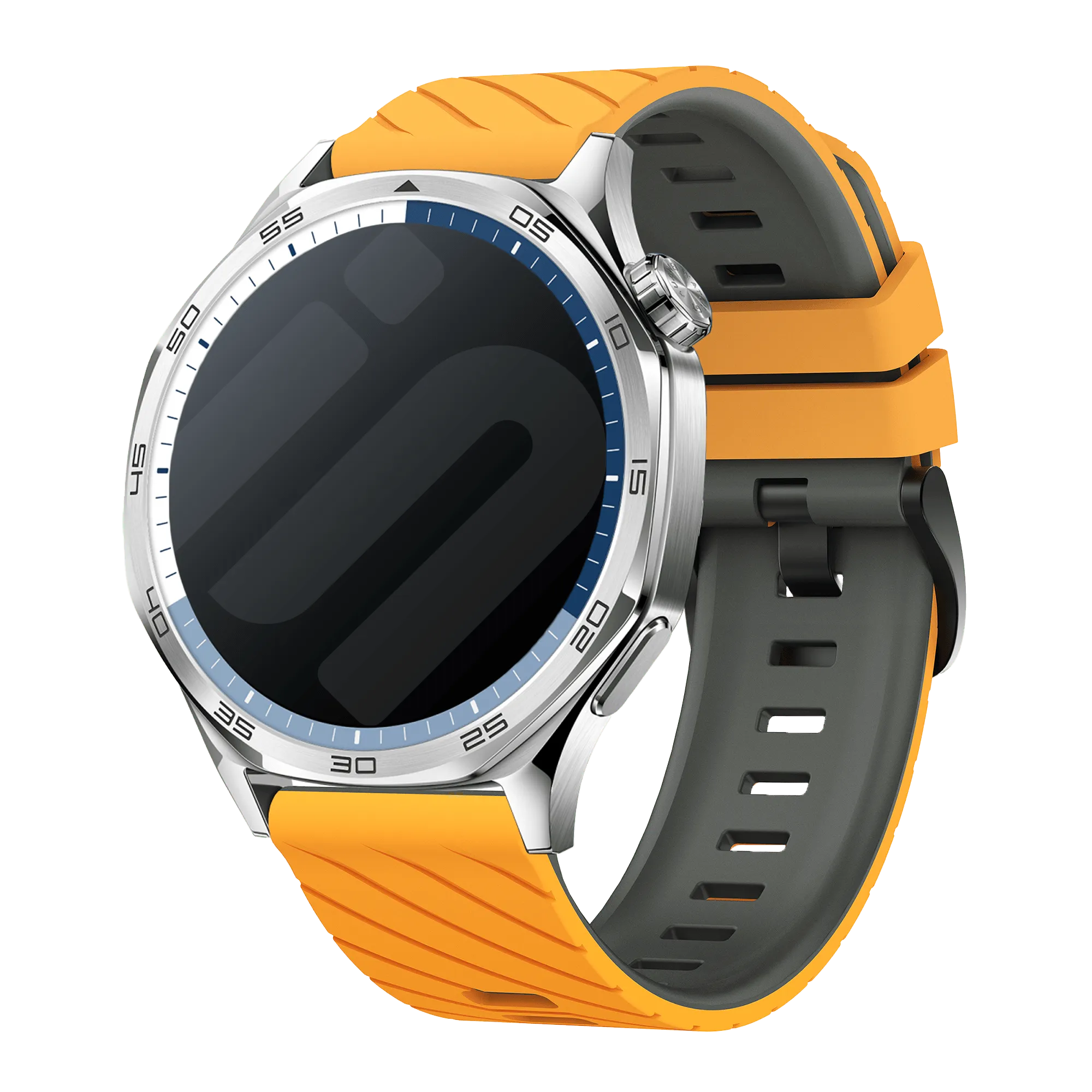 Correa deportiva de sarga Huawei Watch 5 - 46mm (amarillo oscuro/gris)