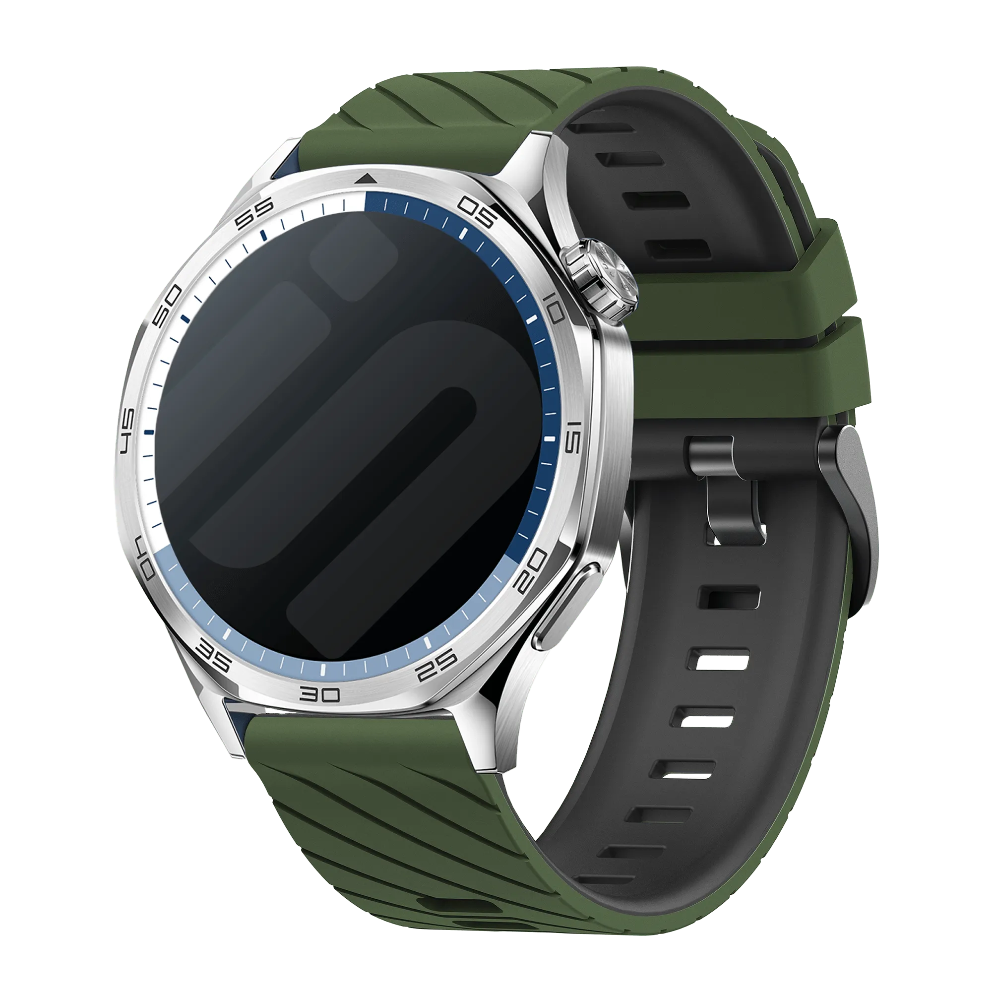 Correa twill deportiva Gard Pro Health 4 Smartwatch (verde militar/negro)