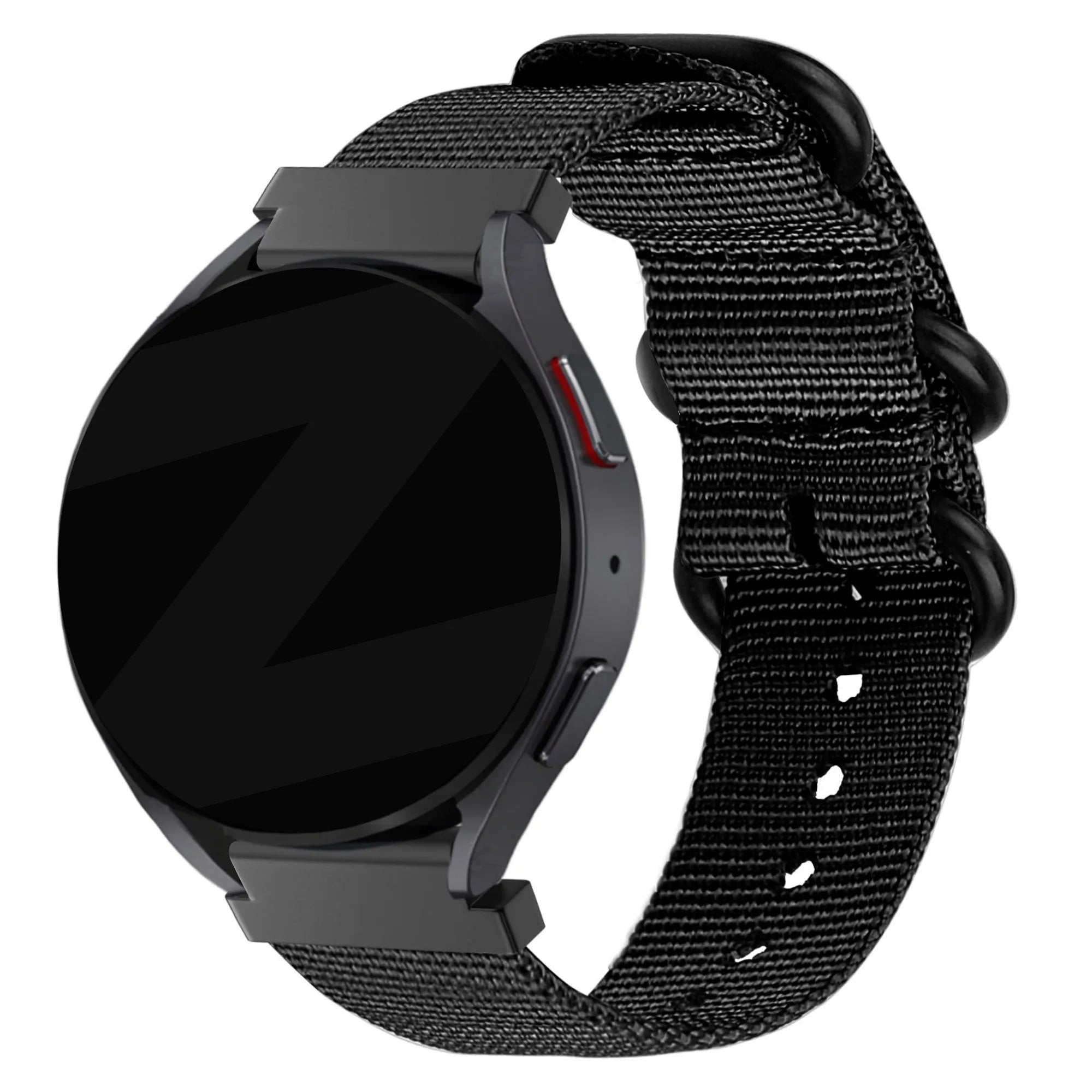 Bandz Correa nylon con hebilla Amazfit Cheetah (Pro) (negro)