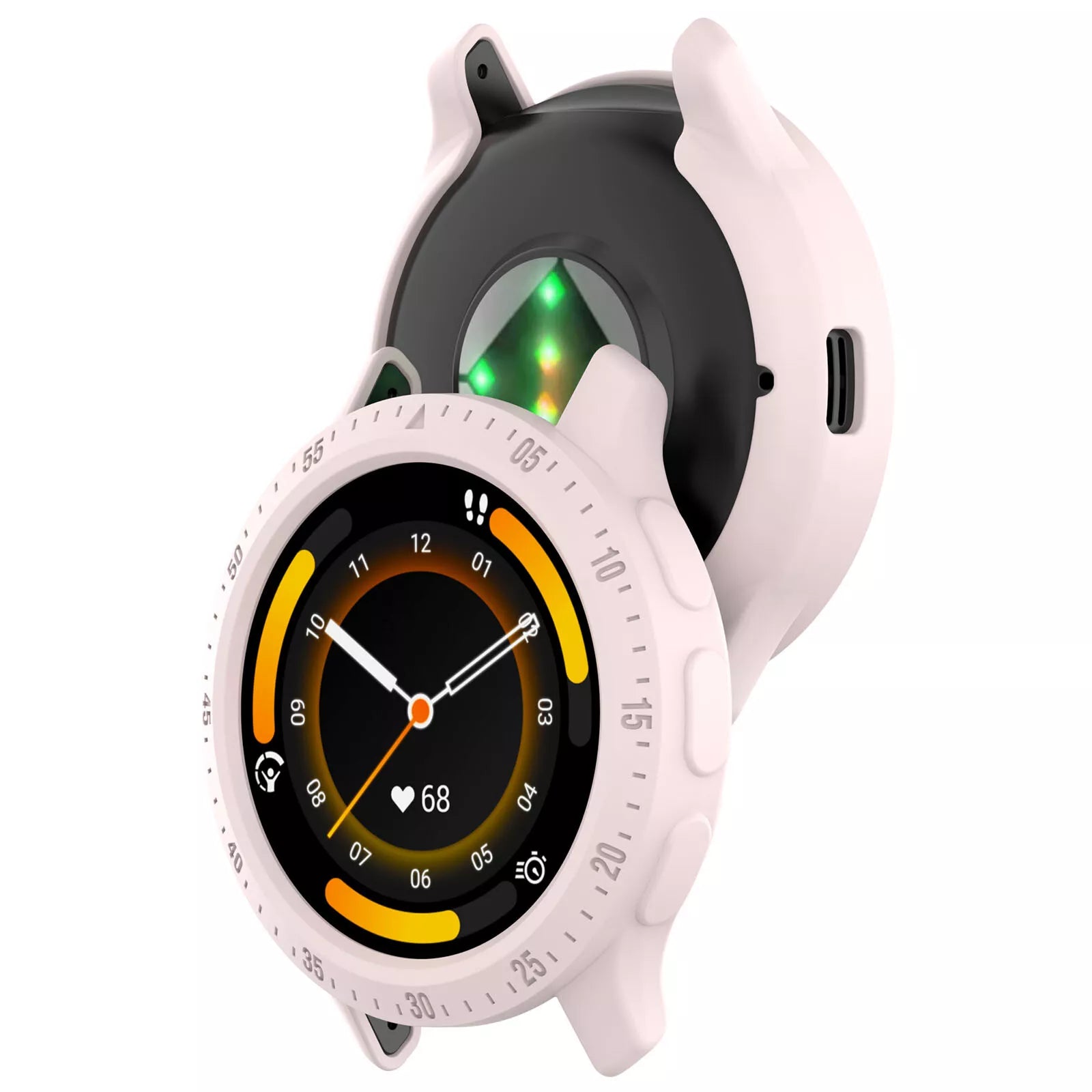 Funda TPU robusta Garmin Venu 3s (rosa)