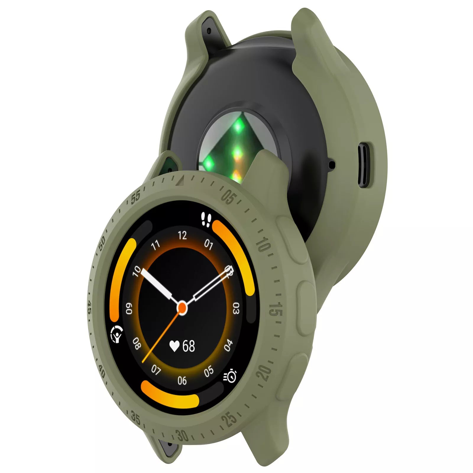 Funda TPU robusta Garmin Venu 3 (verde)