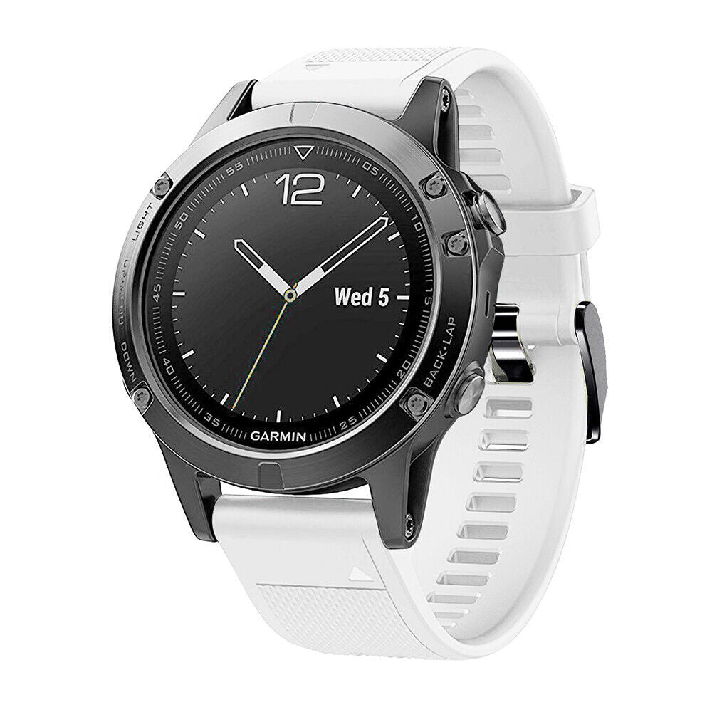 Correa silicona Garmin Fenix 8 Pro - 47mm (blanco)