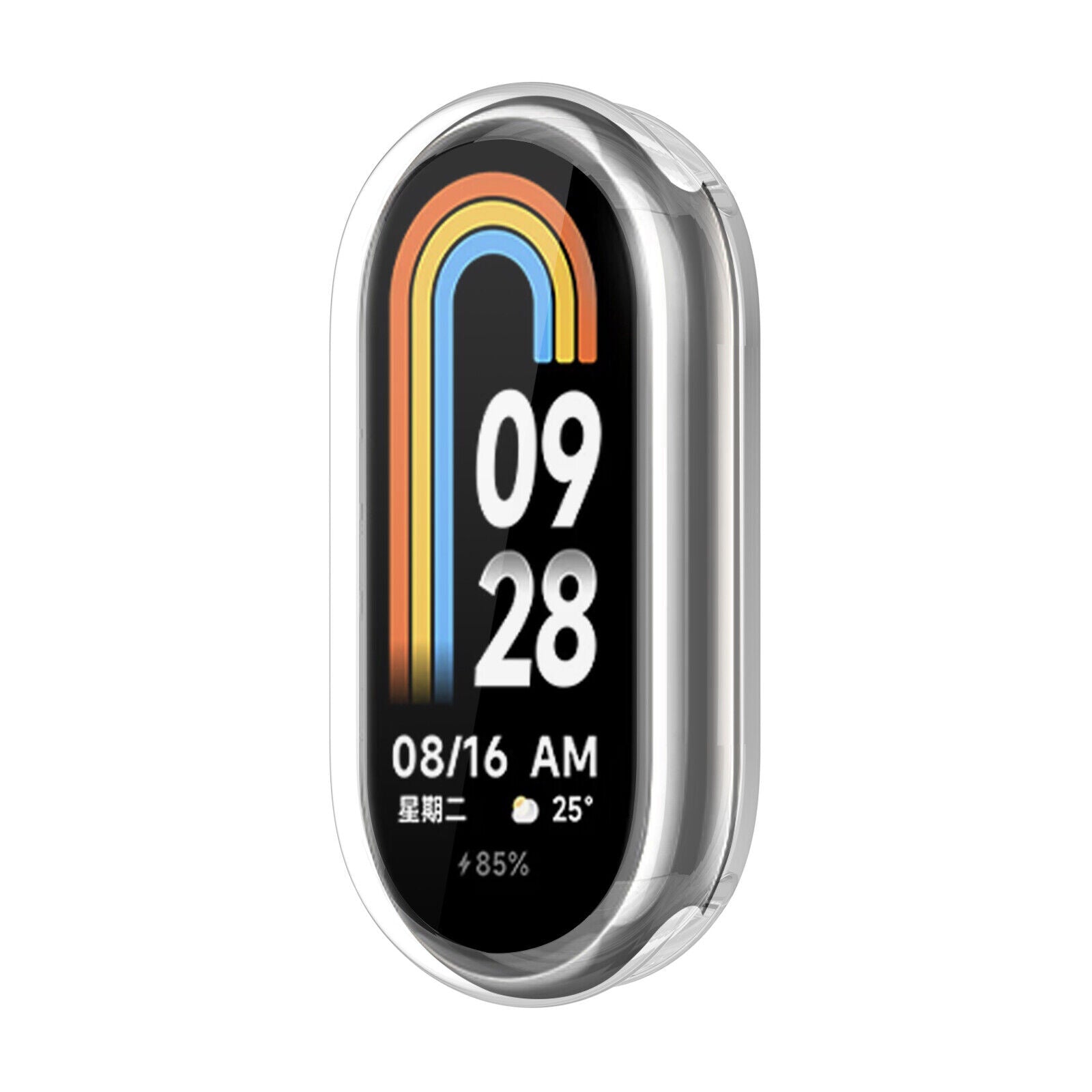 Funda de TPU Xiaomi Smart Band 9 (transparente)