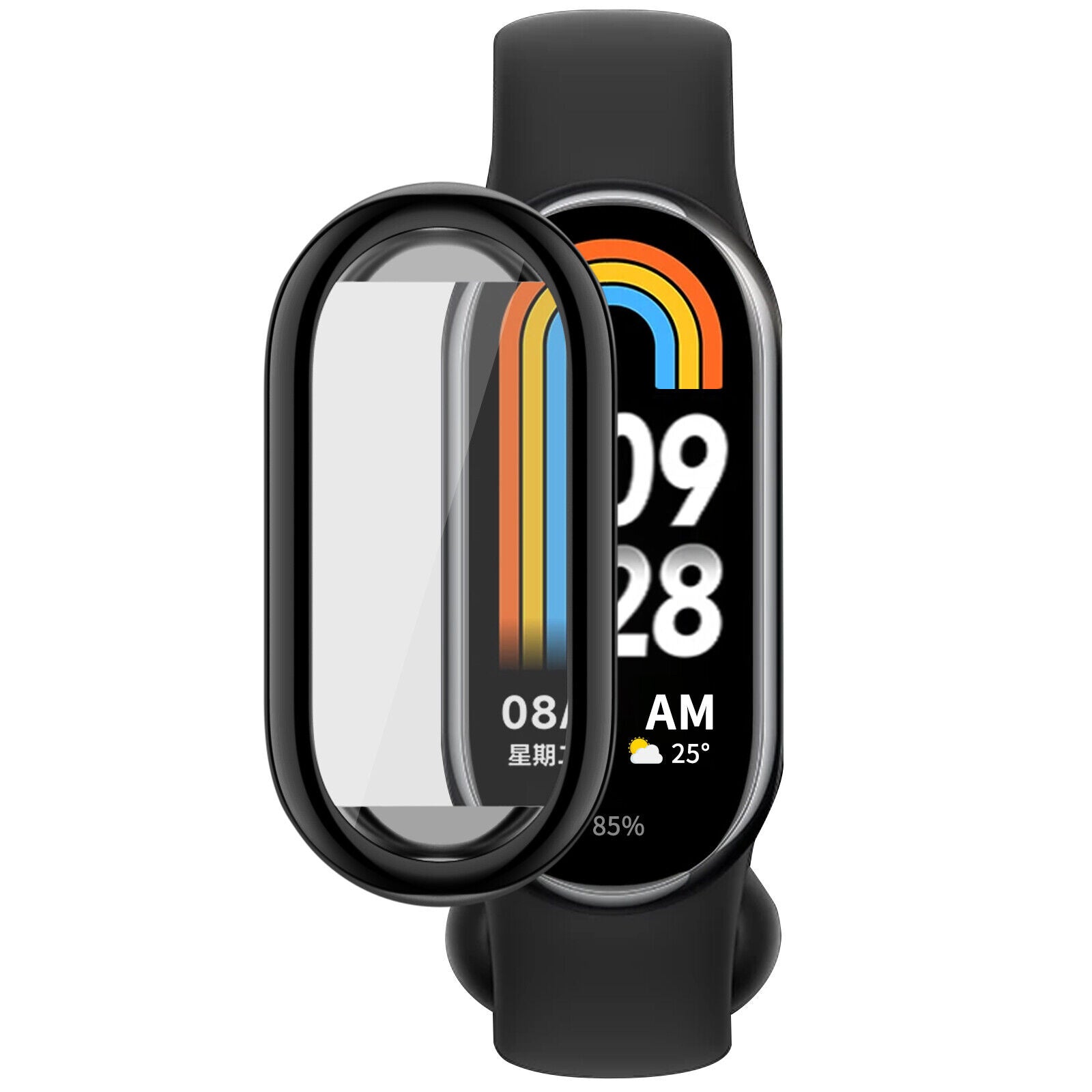 Funda de TPU Xiaomi Smart Band 9 (negra)