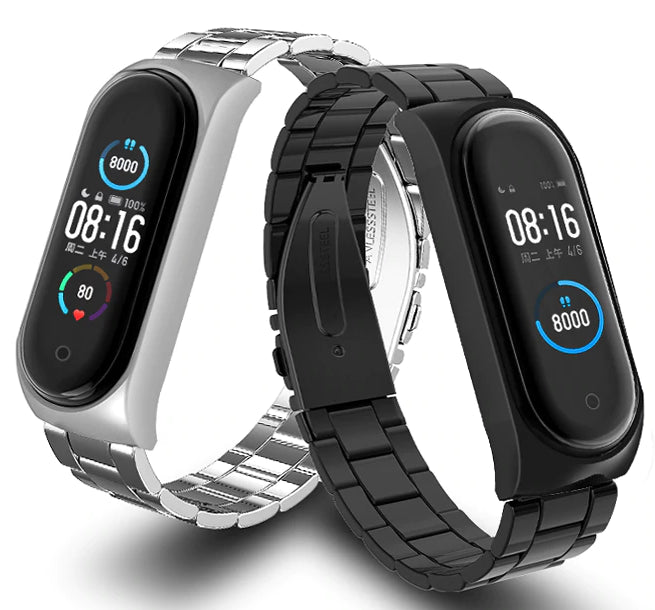 Correa acero Xiaomi Mi Band 6 (negra)