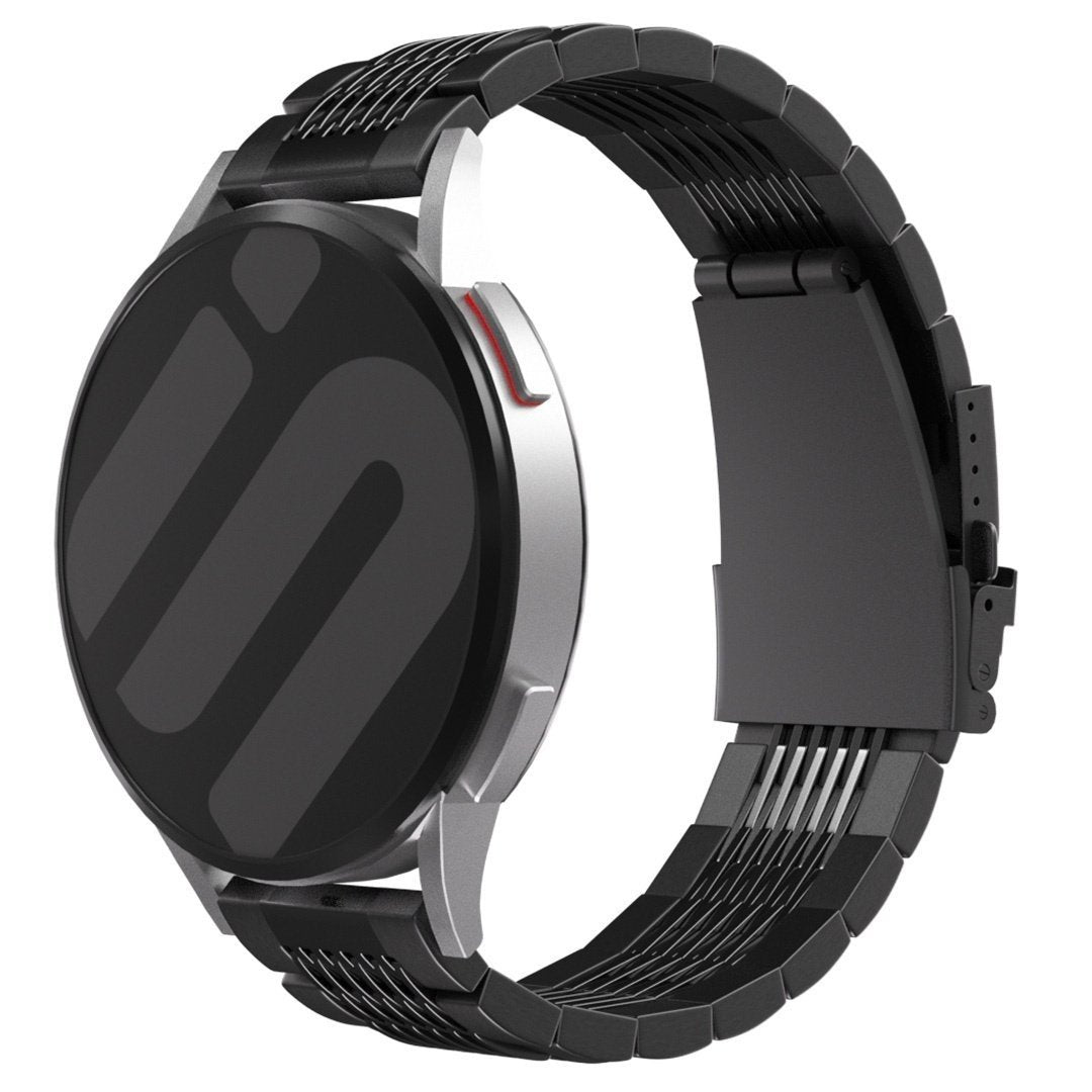 Correa eslabones acero de lujo Huawei Watch Ultimate (negro)