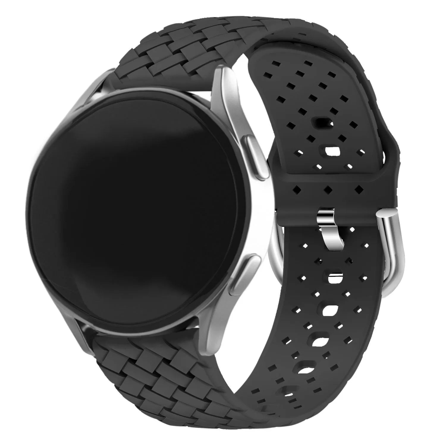 Correa silicona trenzada Amazfit GTR Mini (negro)