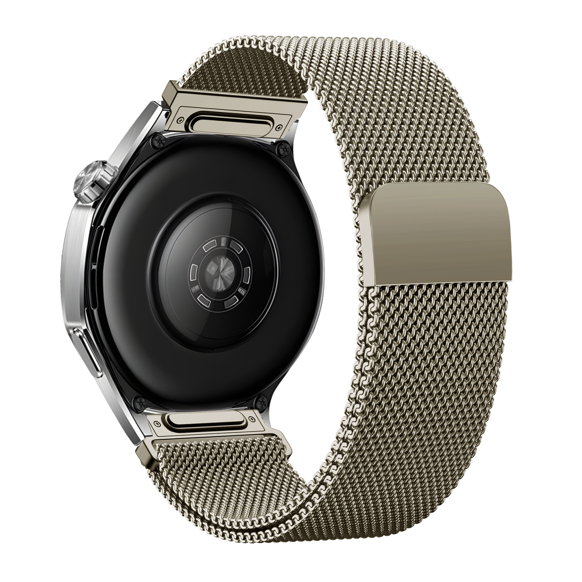Bandz Correa milanesa 'One Push' Xiaomi Mi Watch ((titanio)