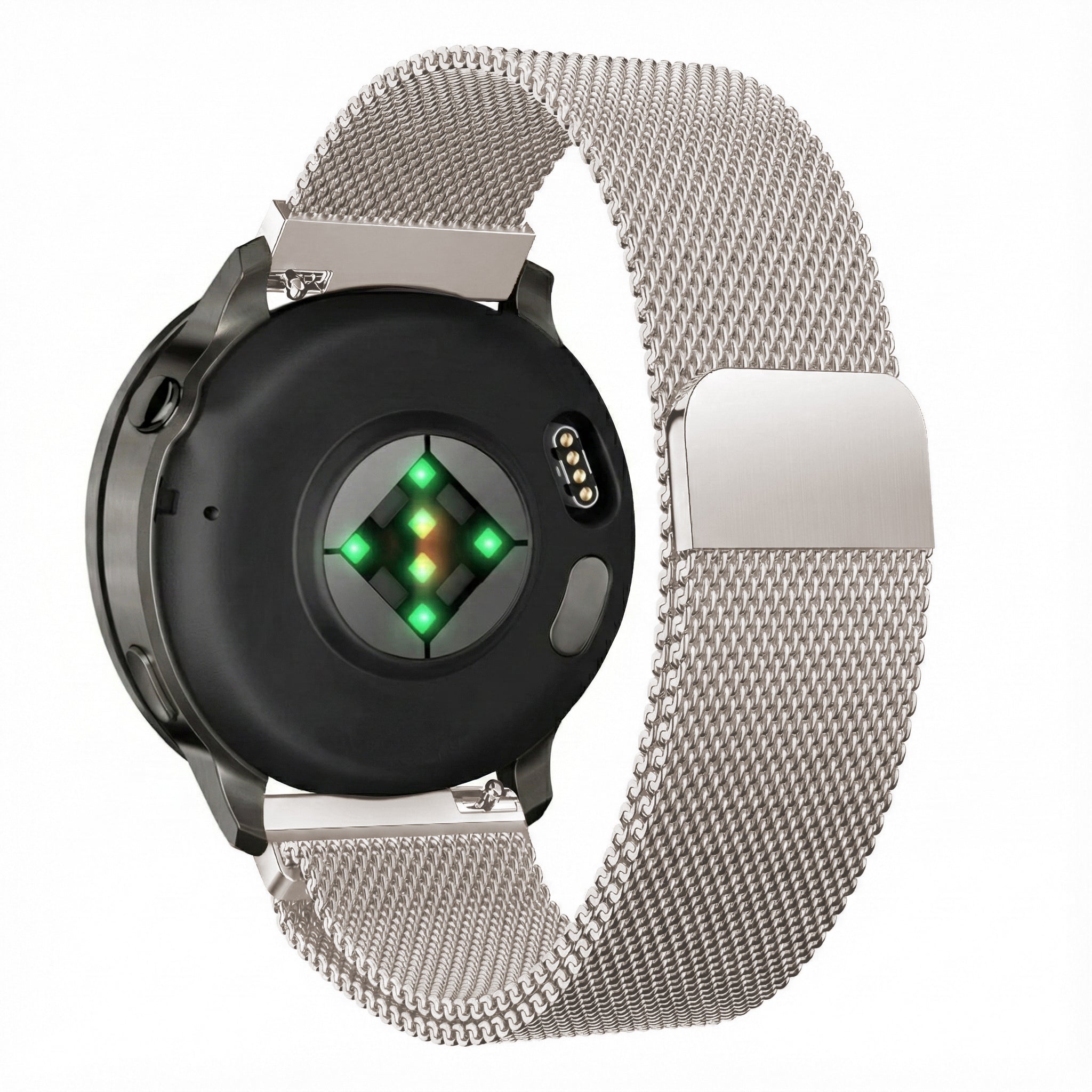 Bandz Correa milanesa Loop Garmin Venu 2 Plus (blanco estrella)