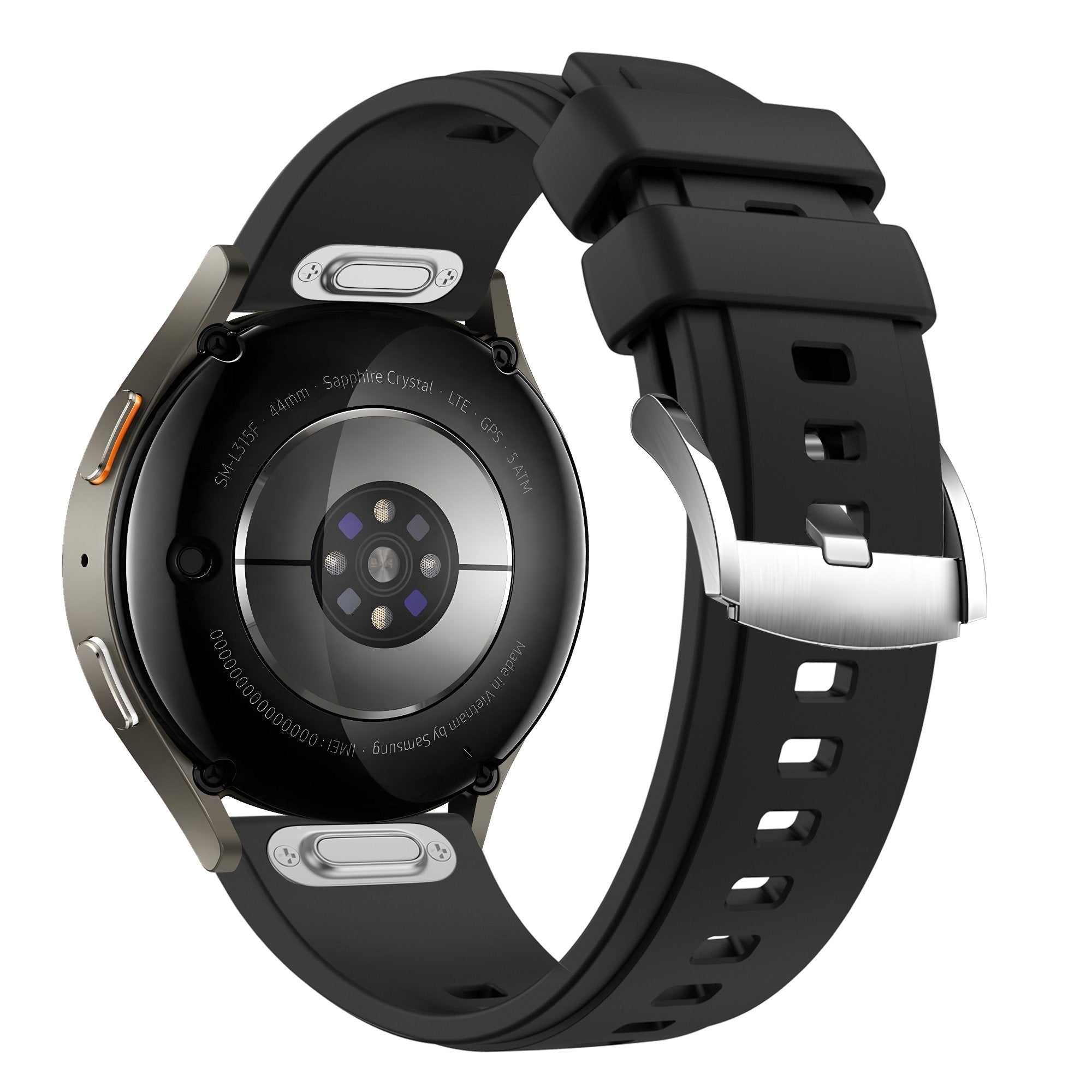 Bandz Correa silicona 'Easy Fit' Samsung Galaxy Watch 4 Classic 46mm (negro)
