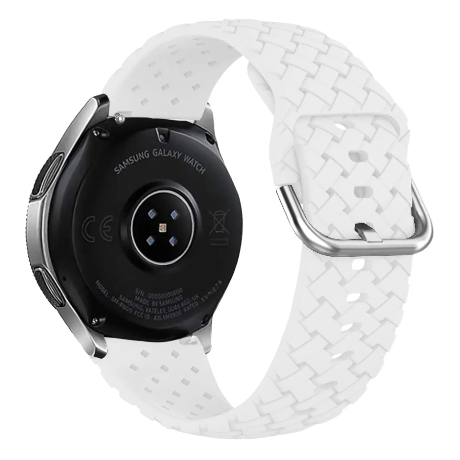 Coros Pace 2 Braided Silicone Strap (White)