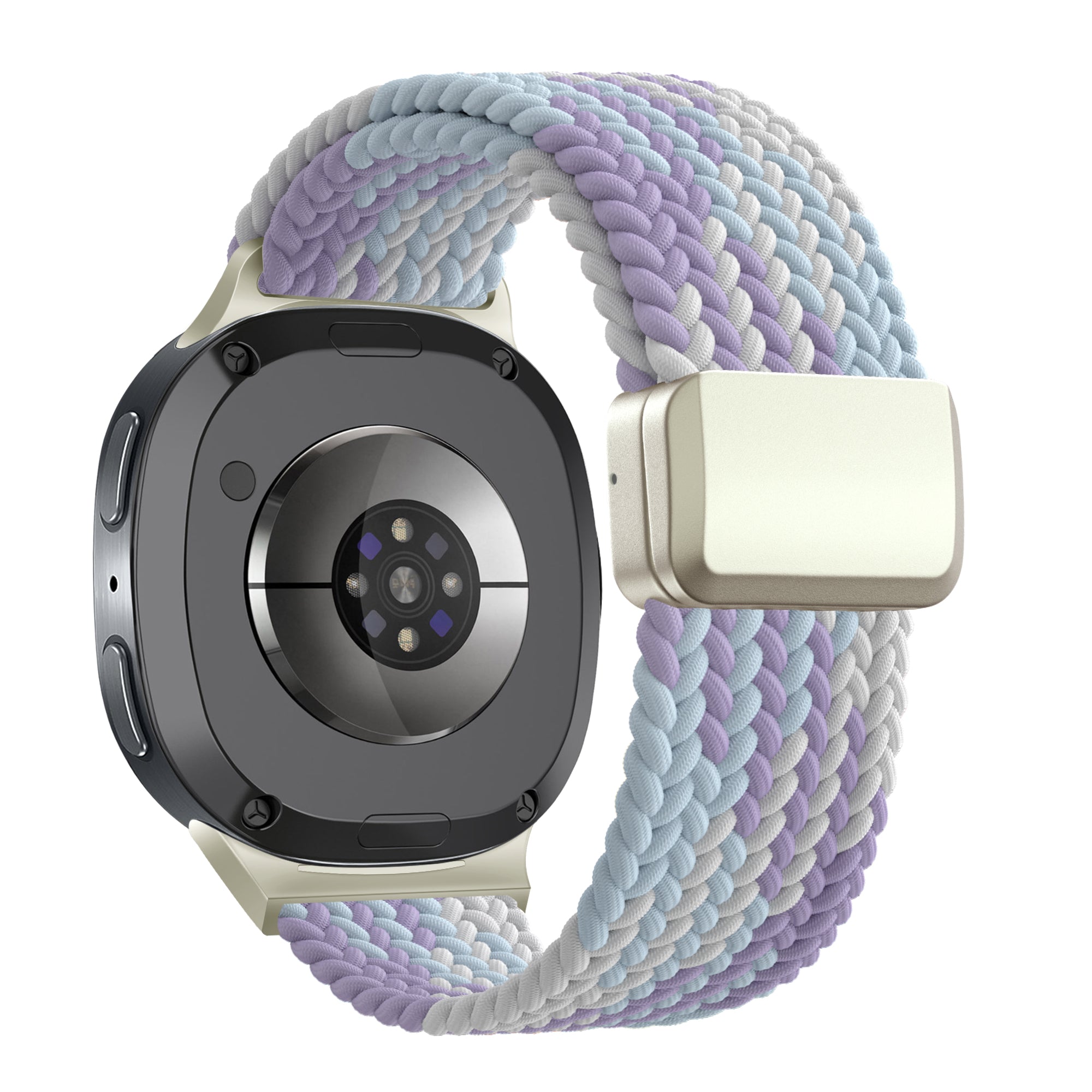 Bandz Correa trenzada magnética Samsung Galaxy Watch 8 Classic (morado mixto)