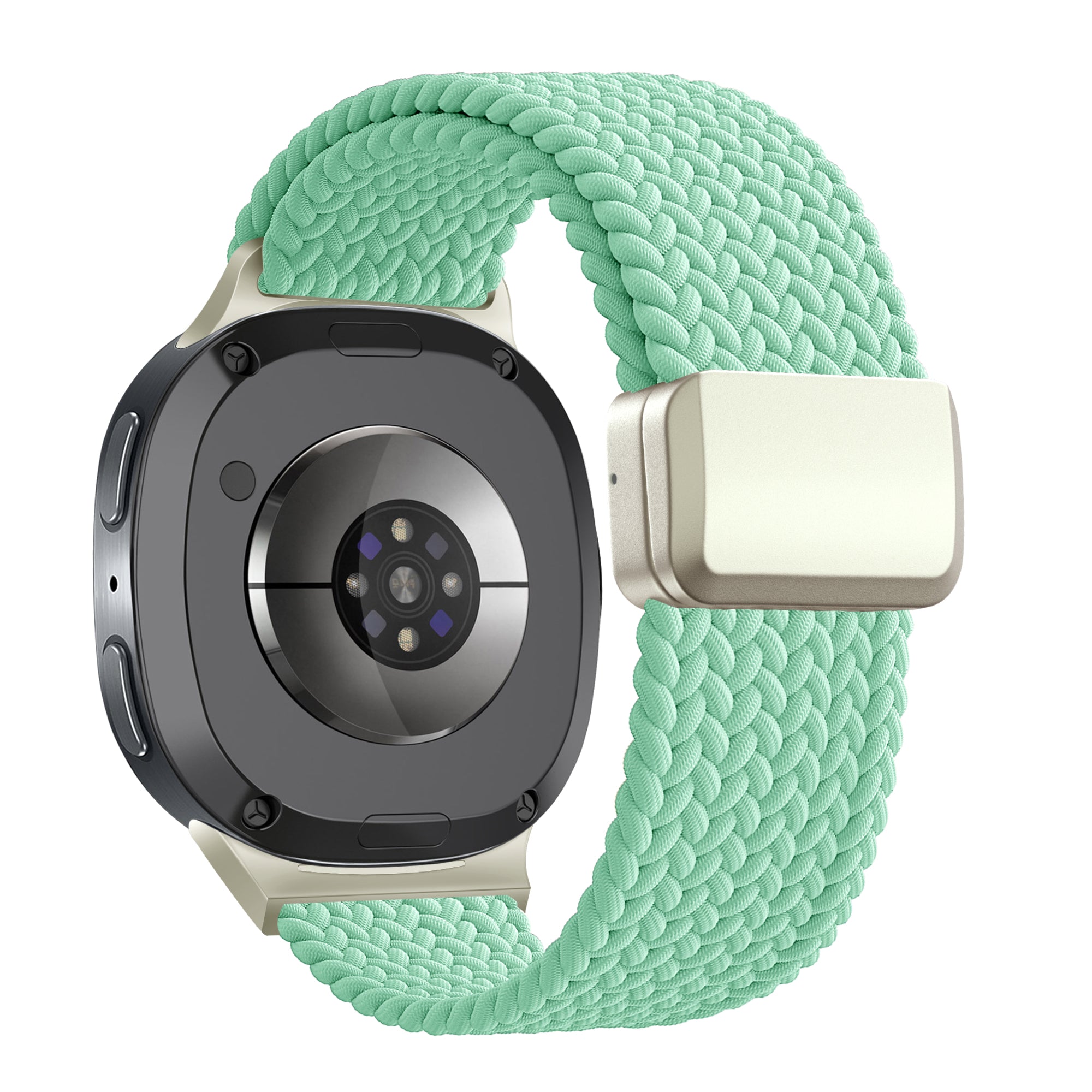 Bandz Correa trenzada magnética Samsung Galaxy Watch 8 - 44mm (verde menta)