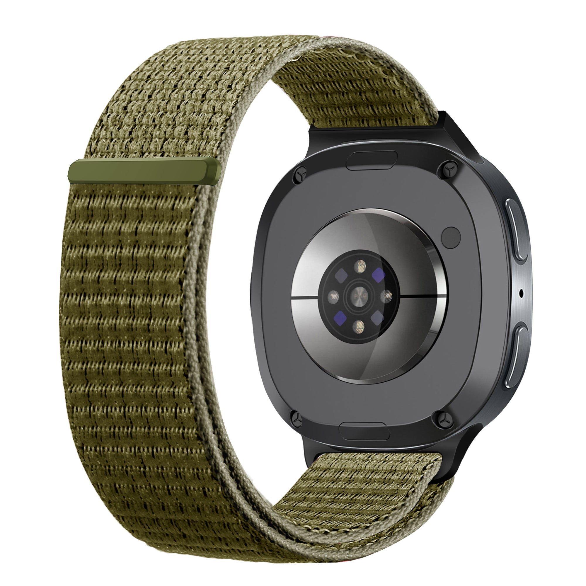 Correa nylon Samsung Galaxy Watch 8 - 44mm (oliva)