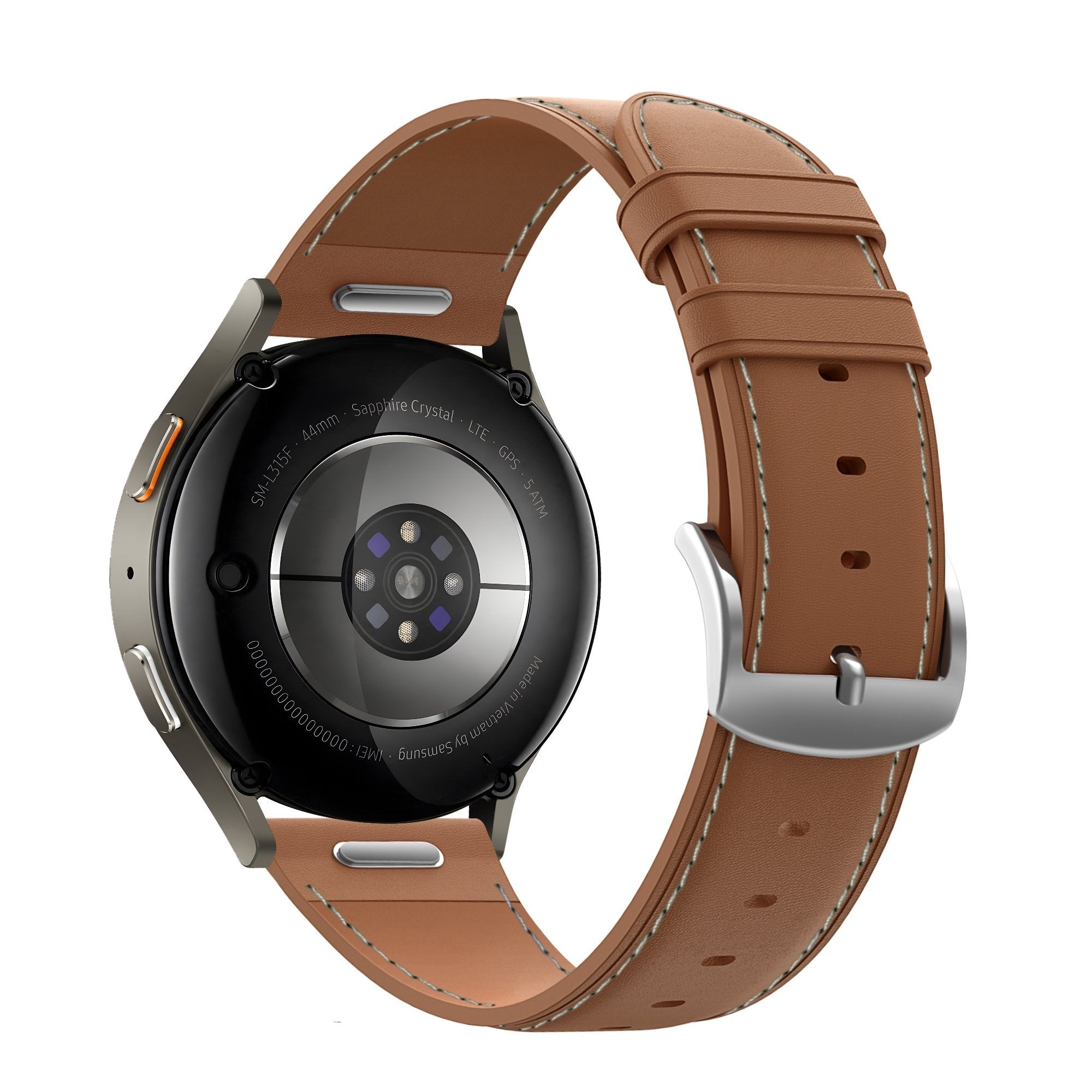 Bandz Correa cuero 'Easy Fit' Samsung Galaxy Watch FE (marrón)