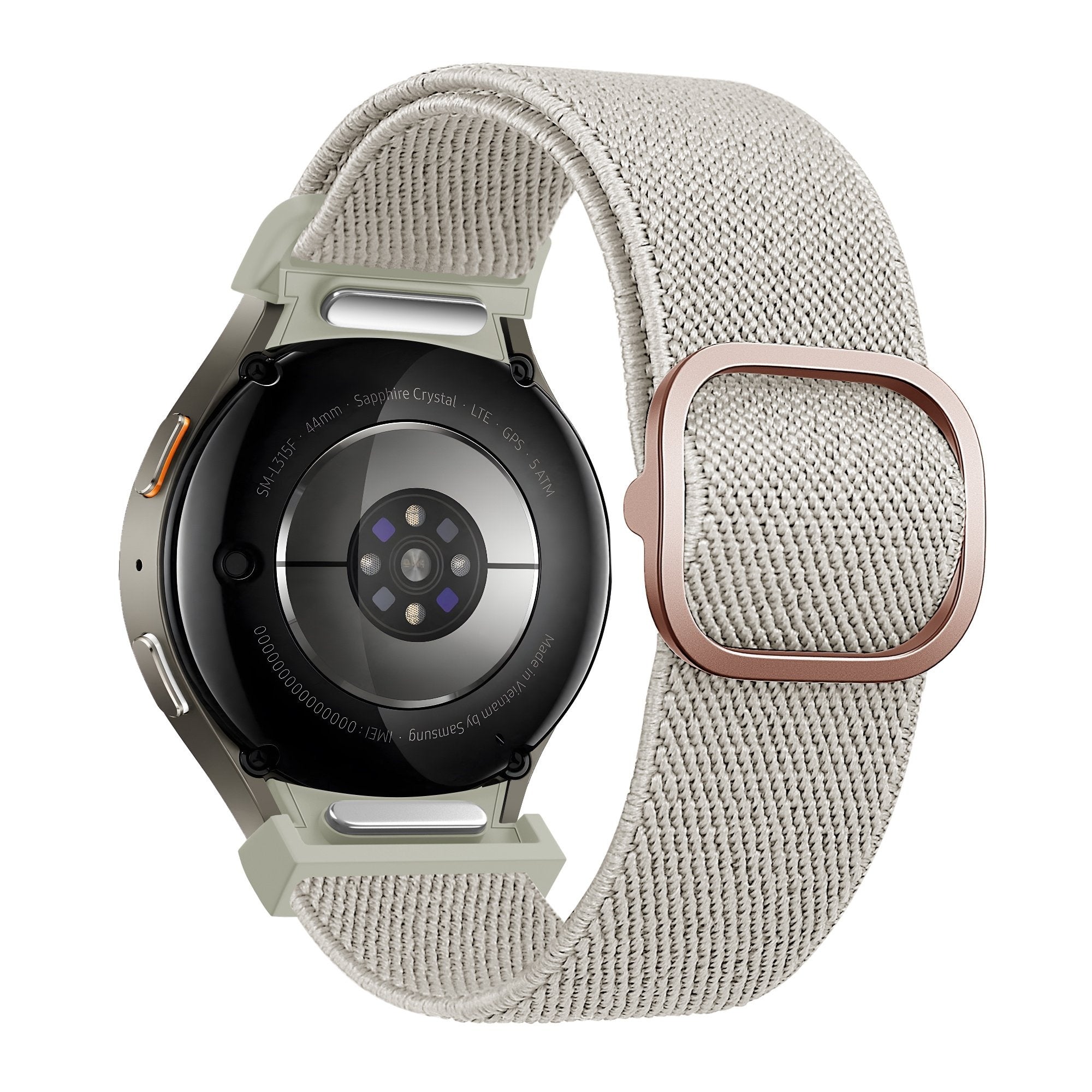 Bandz Correa elástica 'Easy Fit' Samsung Galaxy Watch 4 40mm (beige)