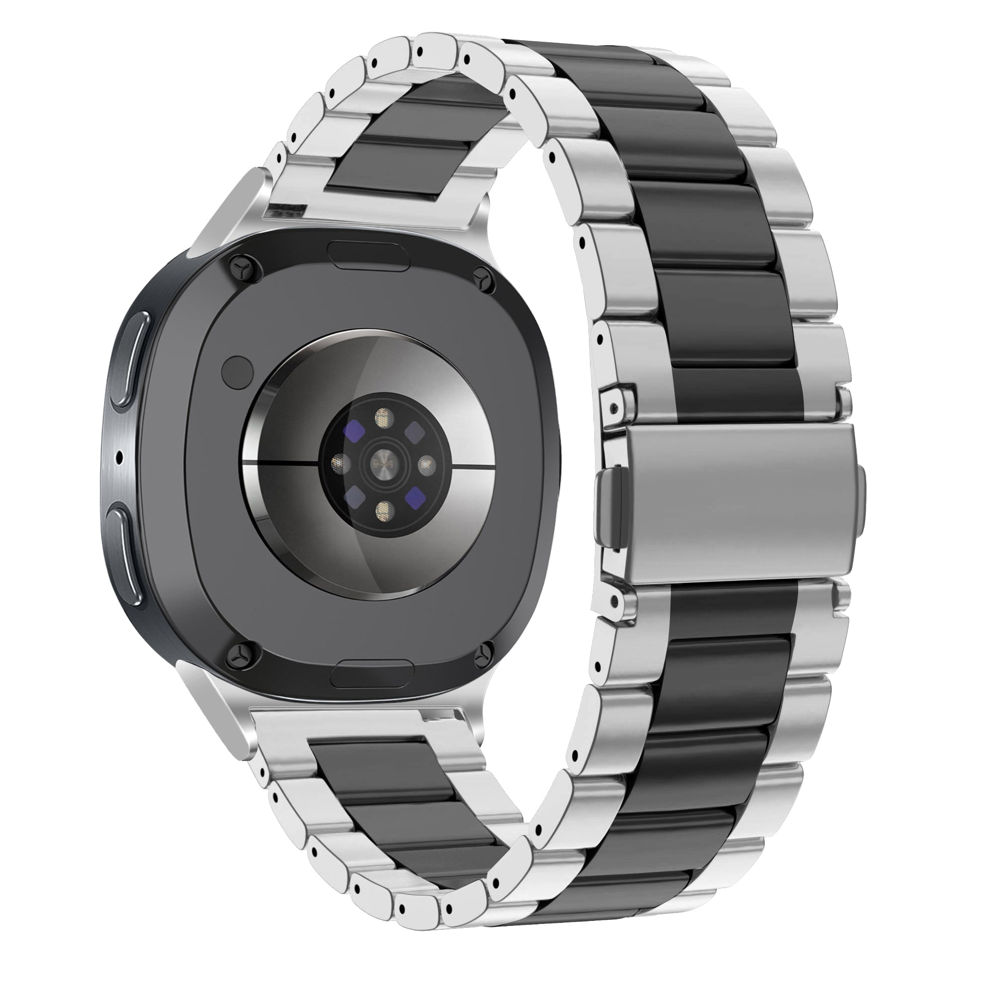 Bandz Correa acero 'Classic' Samsung Galaxy Watch 8 Classic (plateado/negro)