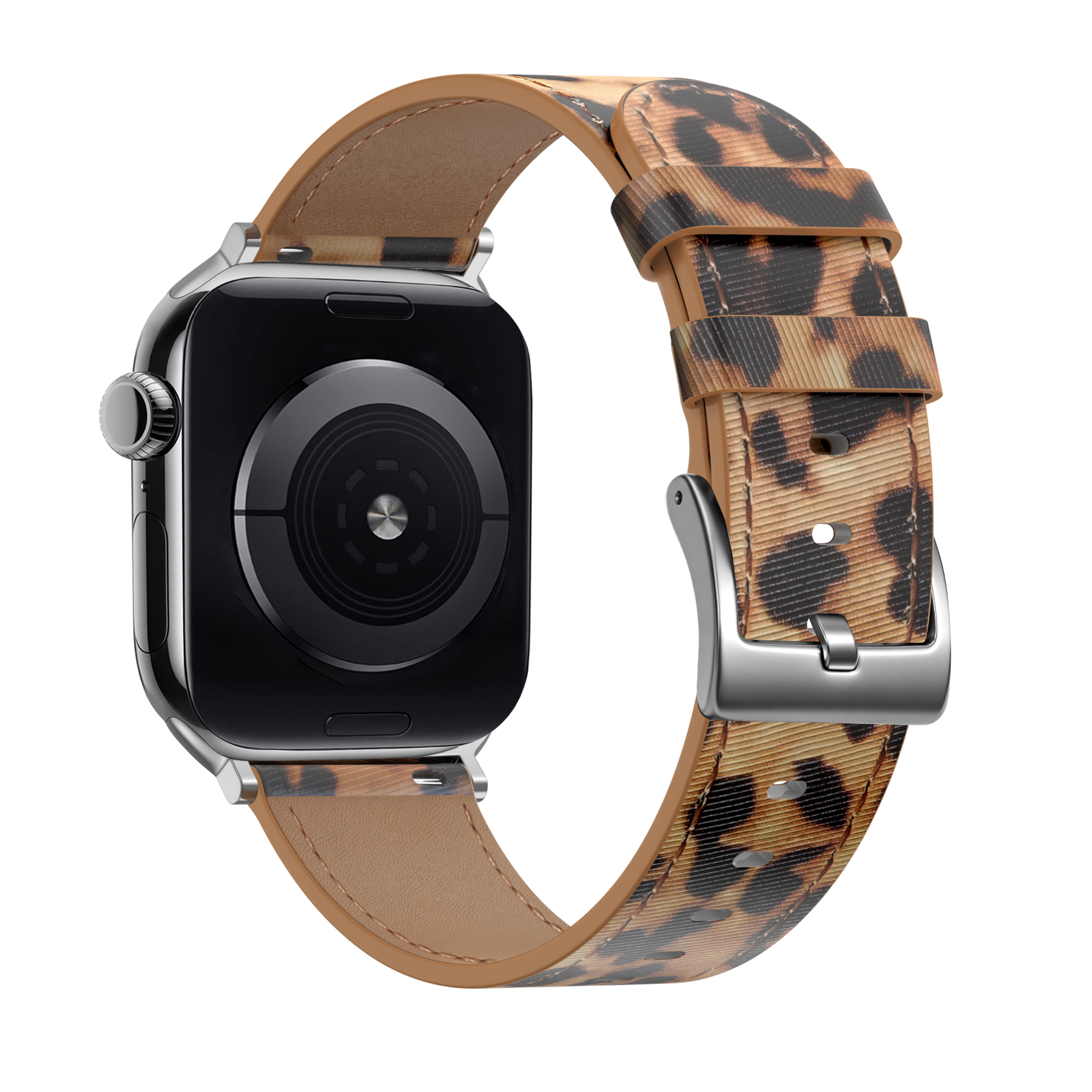 xoxo Wildhearts Correa cuero Apple Watch (Leopardo)