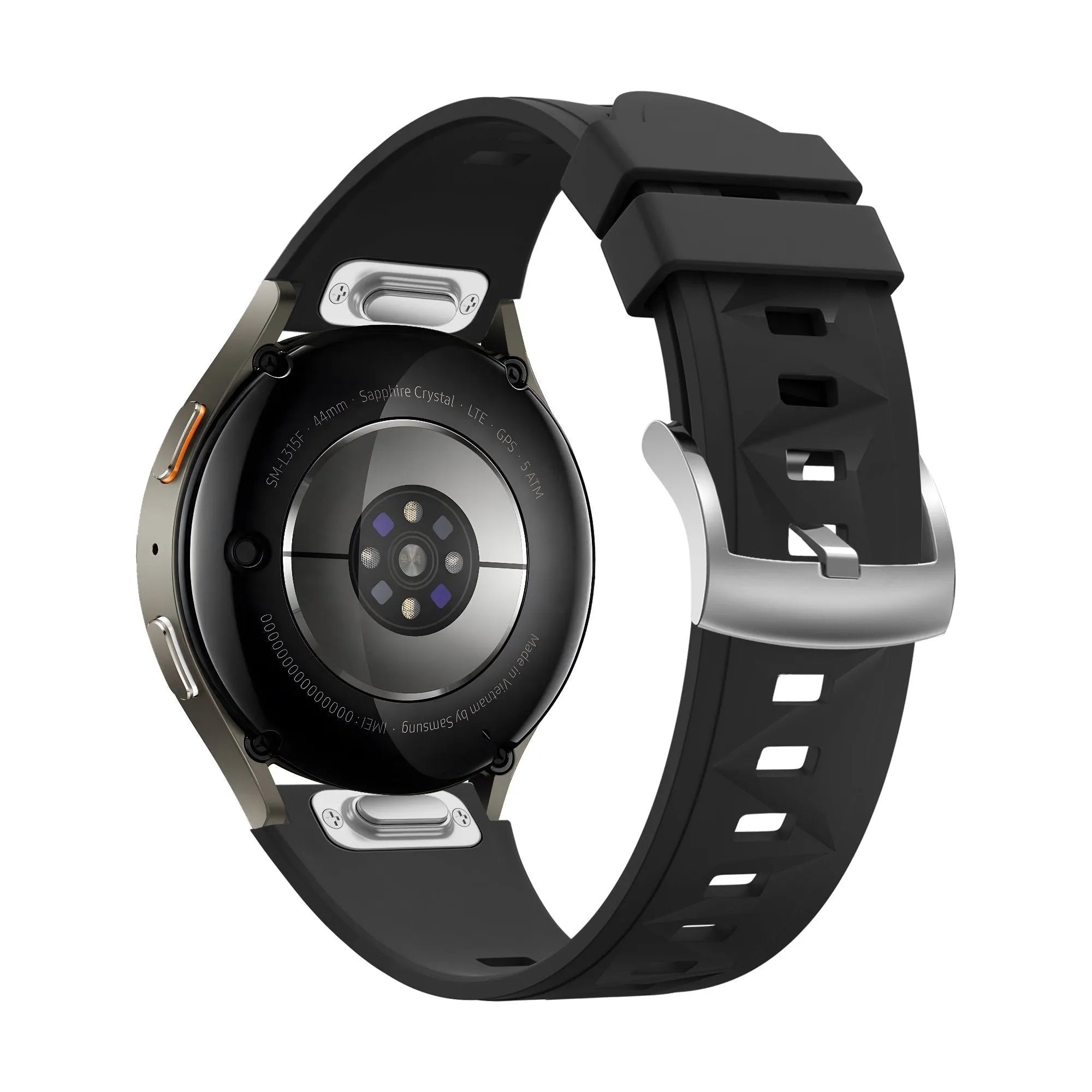 Bandz OnePlus Watch 3 - 43mm Silicone Strap 'Easy Fit' (Black)
