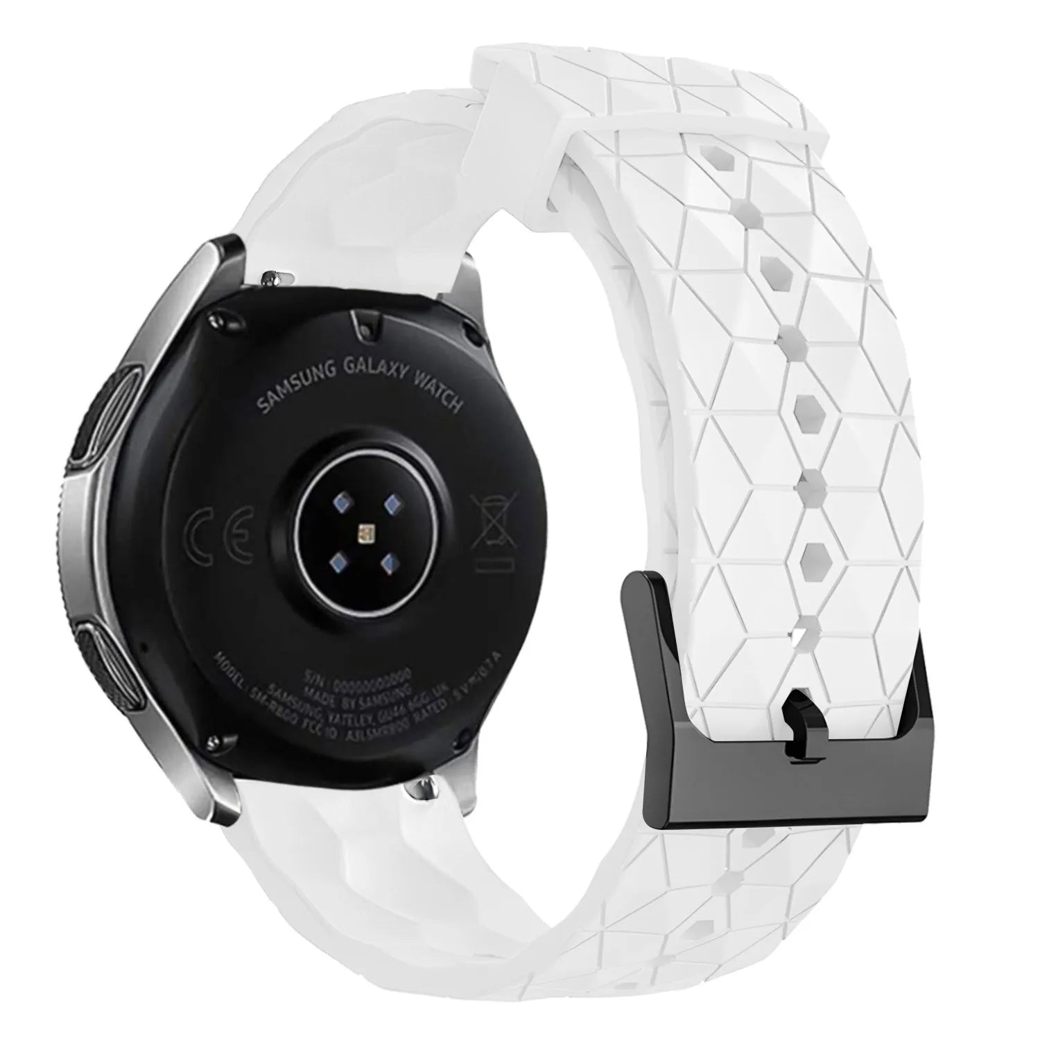 Correa silicona hexágono Coros Pace 4 (blanco)