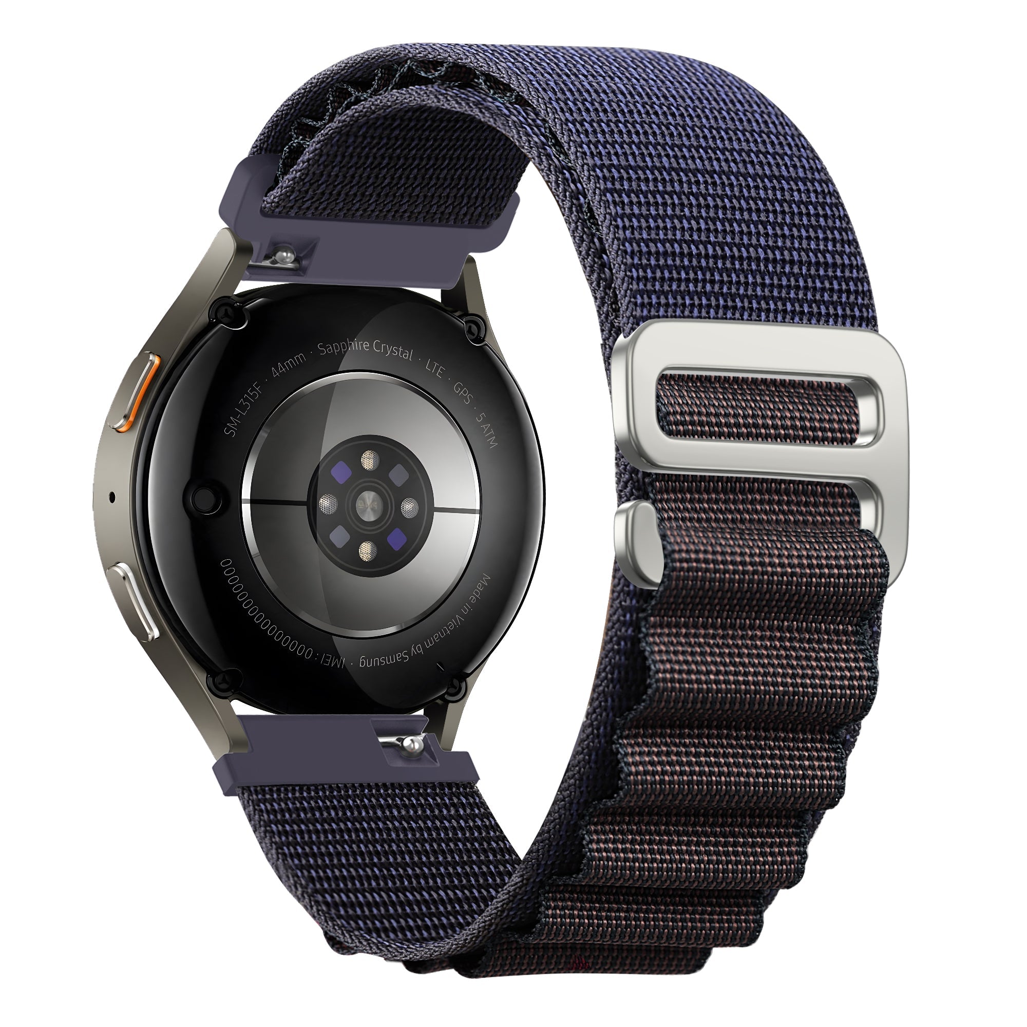 Bandz Samsung Galaxy Watch Active Alpine Nylon Strap (Indigo)