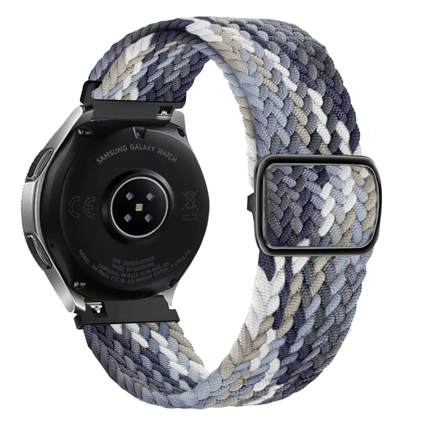Correa trenzada ajustable Amazfit GTR Mini (negro/blanco)